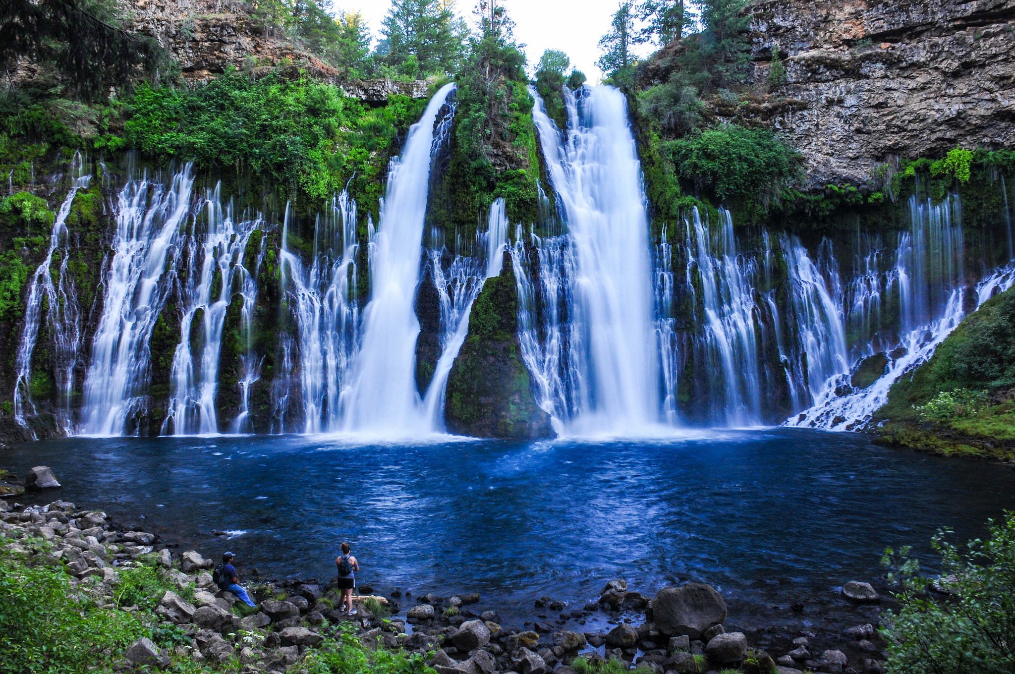 Nikon D5000 sample photo. Burney falls photography