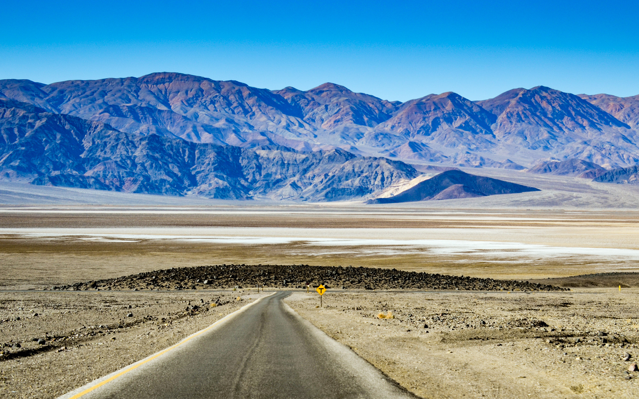 Nikon D5100 sample photo. Road to death valley photography