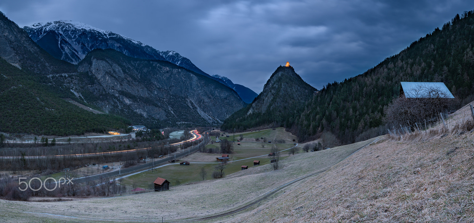 Nikon D500 sample photo. Castle in the dark photography
