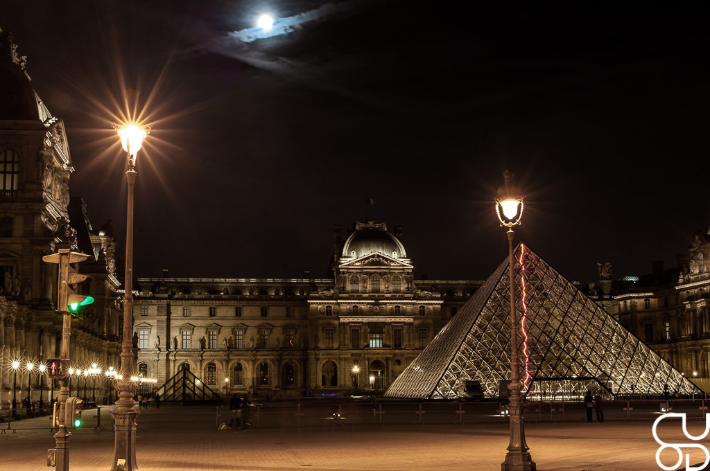 Nikon D700 + Nikon AF-S Nikkor 50mm F1.4G sample photo. Pyramidal night photography