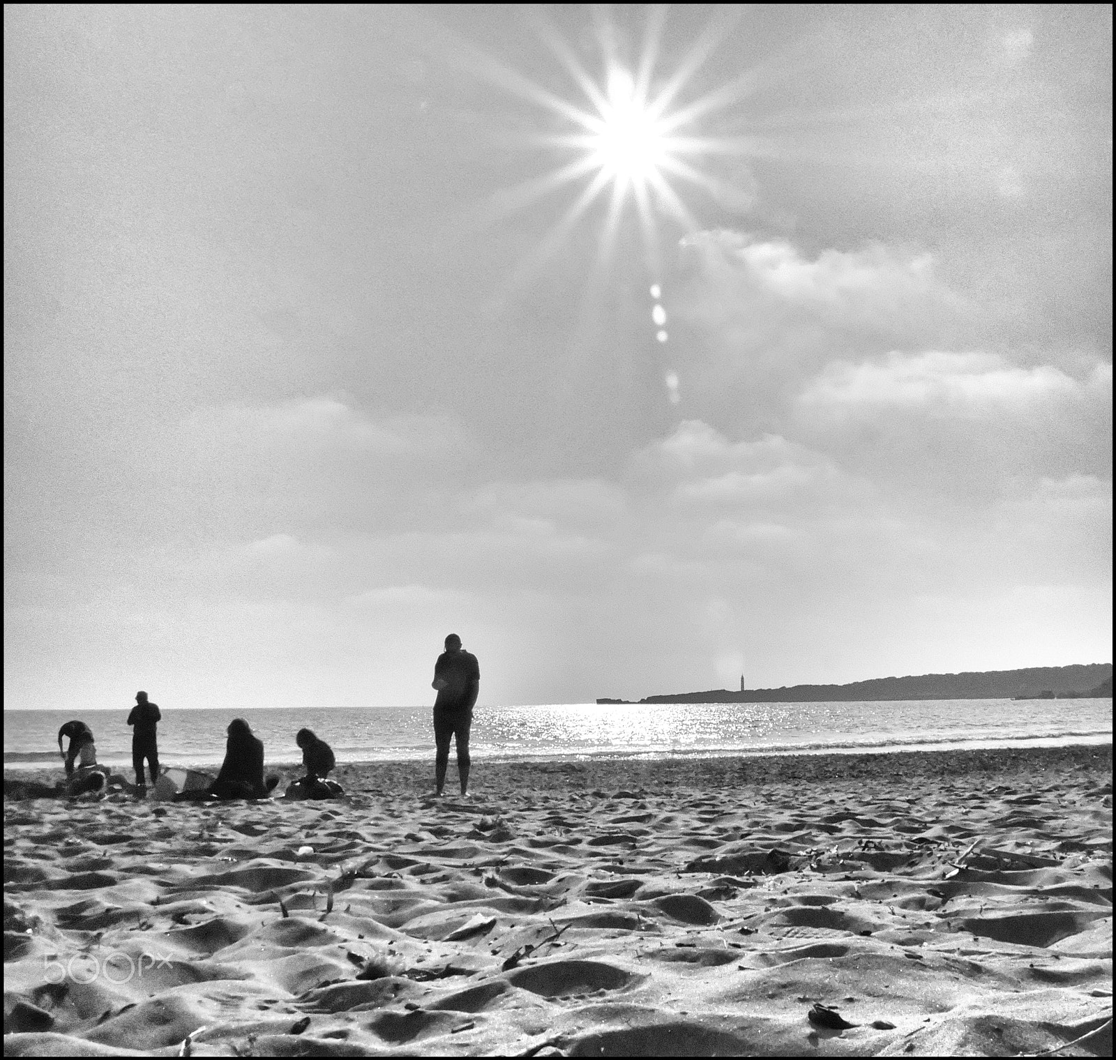 Panasonic Lumix DMC-GX8 sample photo. Beach bw photography