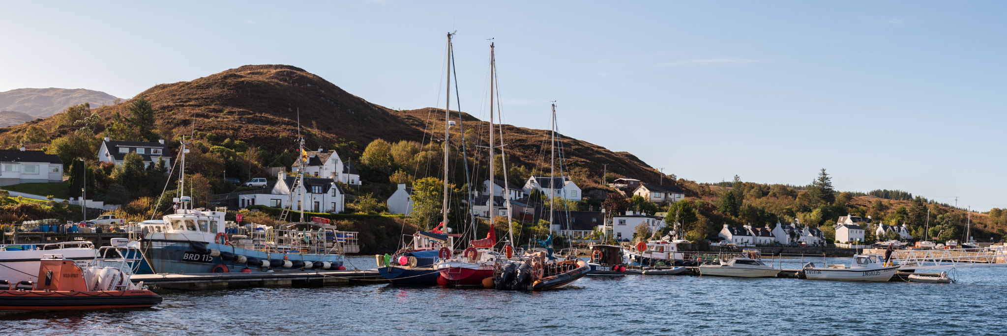 Nikon D750 sample photo. Kyleakin, isle of skye, panorama photography