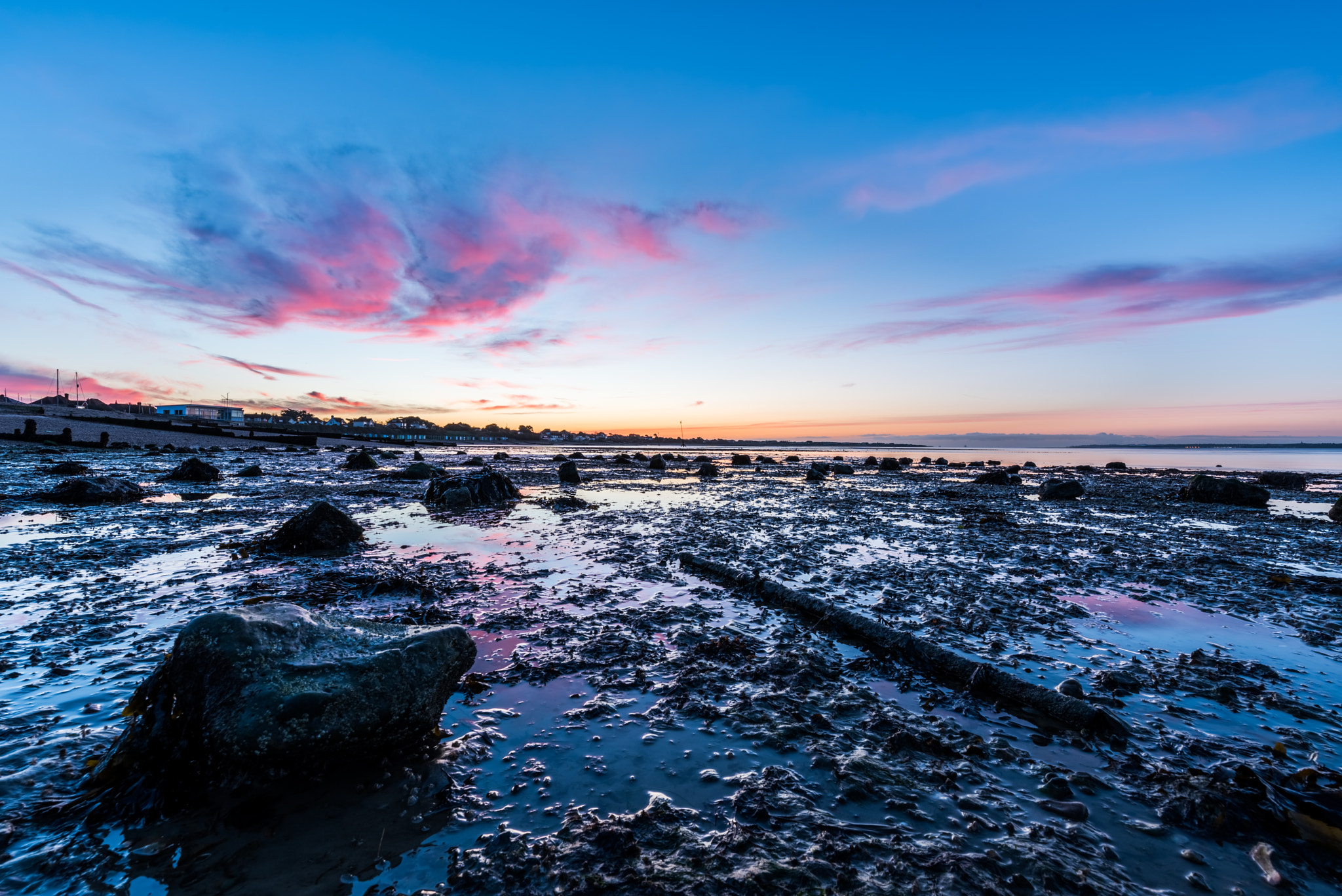 Nikon D810 sample photo. Titchfield sunrise hdr photography