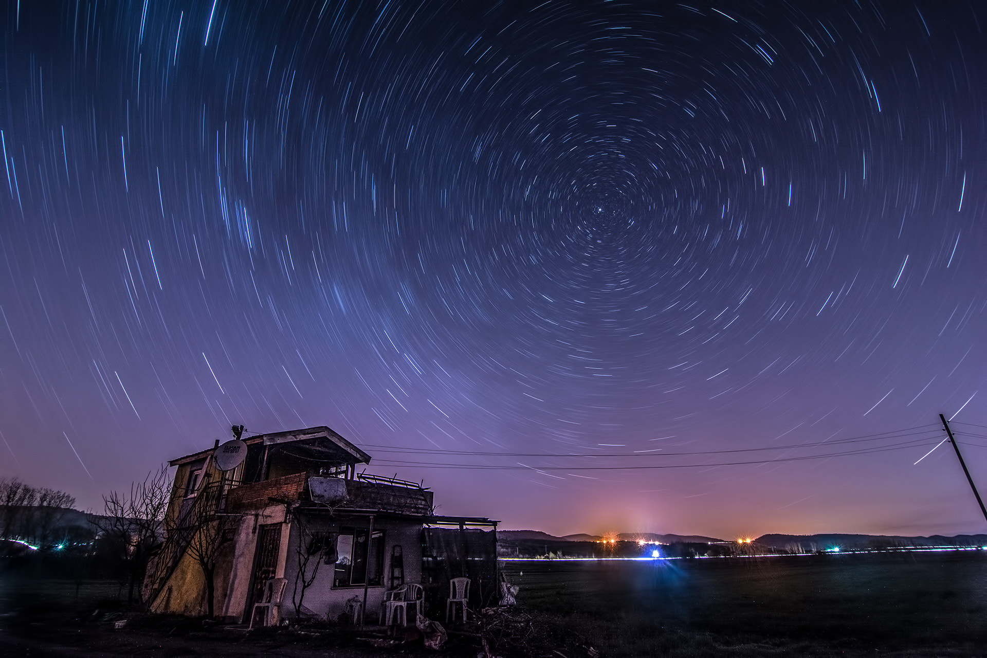 Tokina AT-X Pro 11-16mm F2.8 DX sample photo. Stars rotation photography