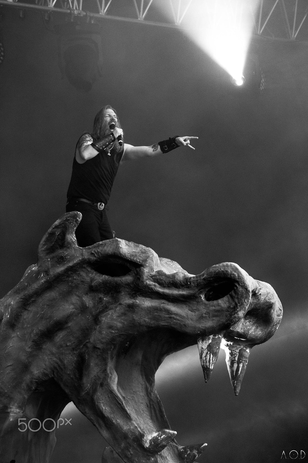 EF75-300mm f/4-5.6 sample photo. Amon amarth lead singer photography