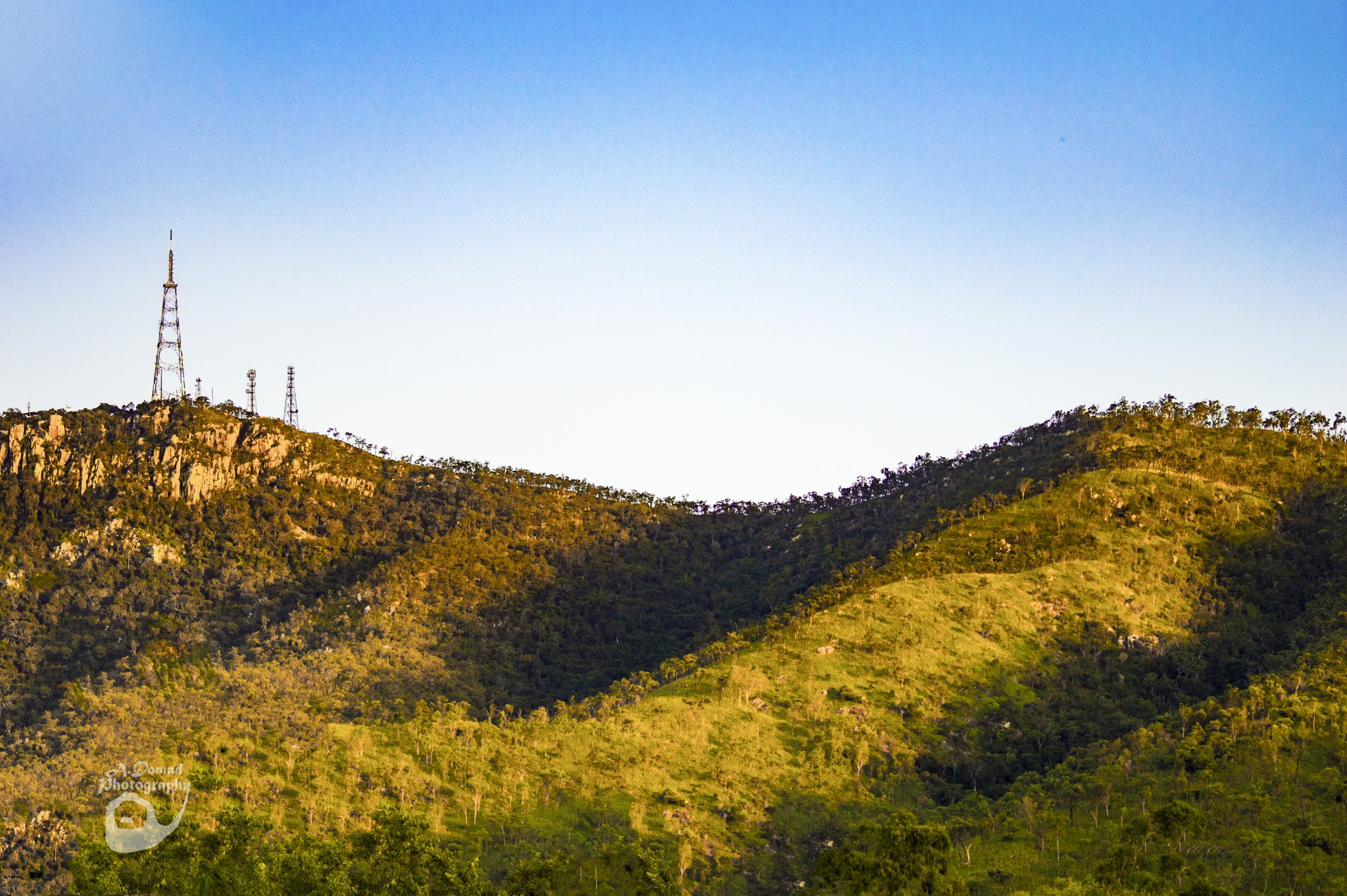 Sigma 70-300mm F4-5.6 APO DG Macro sample photo. Reception tower behind jcu tsv photography