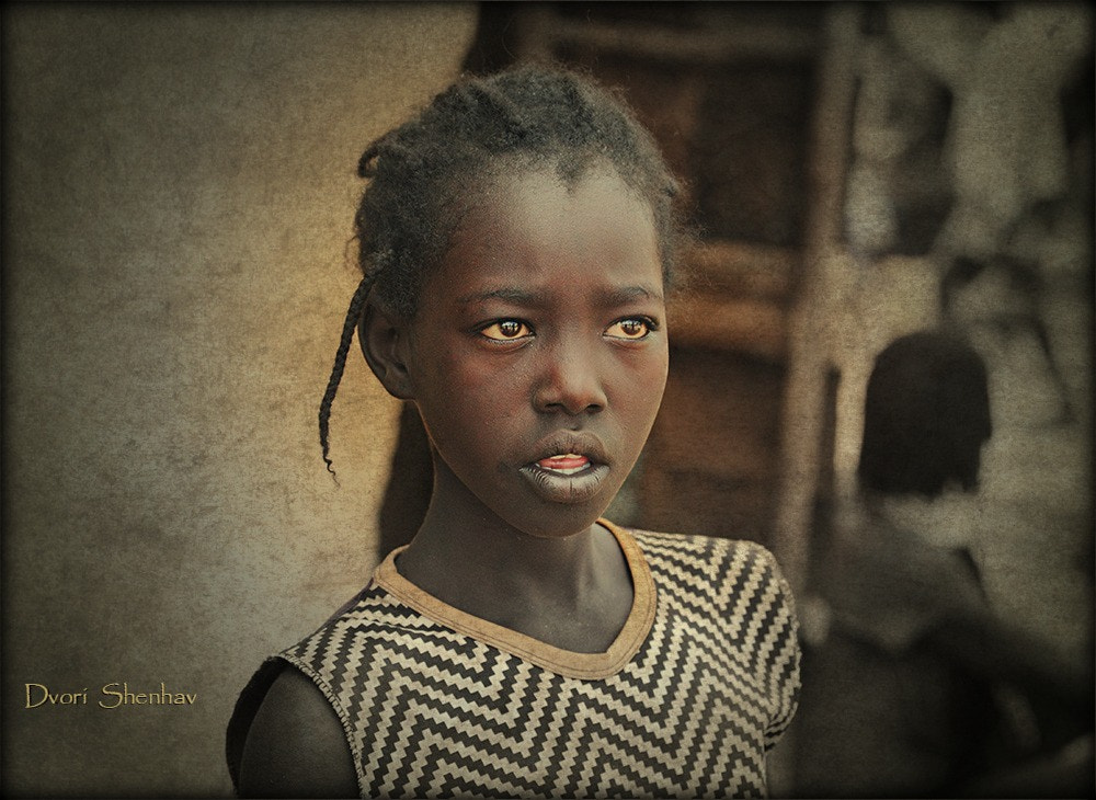 Canon EF 70-300mm F4-5.6L IS USM sample photo. Ethiopian girl photography