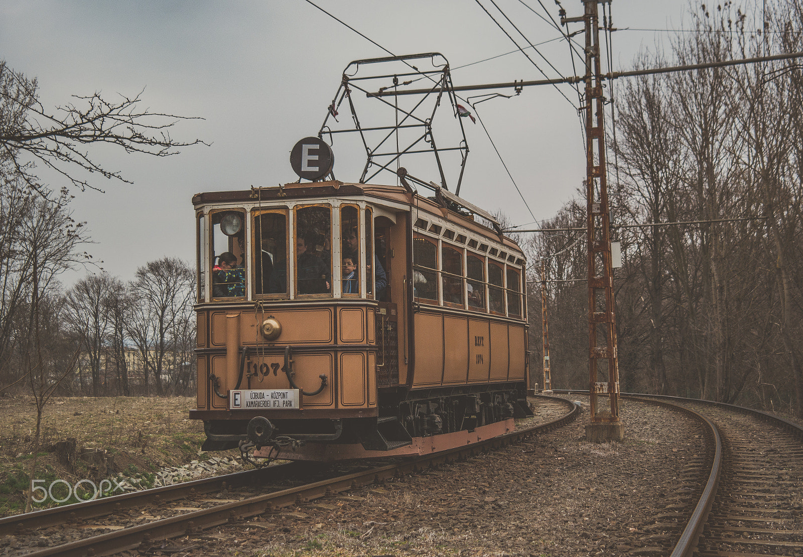 Samsung NX30 + Samsung NX 18-55mm F3.5-5.6 OIS sample photo. Nostalgic tram on national holiday photography