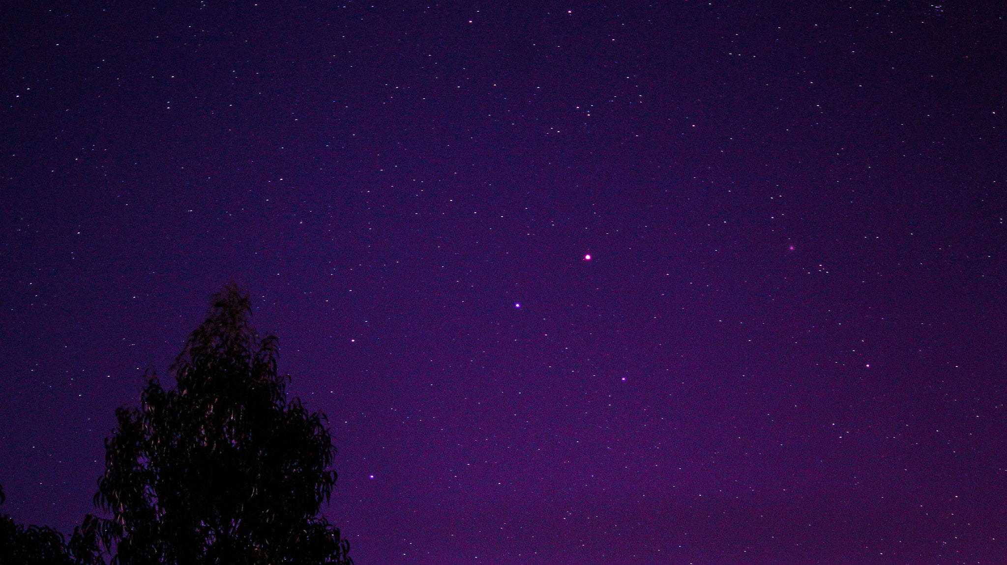 Canon EOS 100D (EOS Rebel SL1 / EOS Kiss X7) + Sigma 50-200mm F4-5.6 DC OS HSM sample photo. Sky full of stars photography