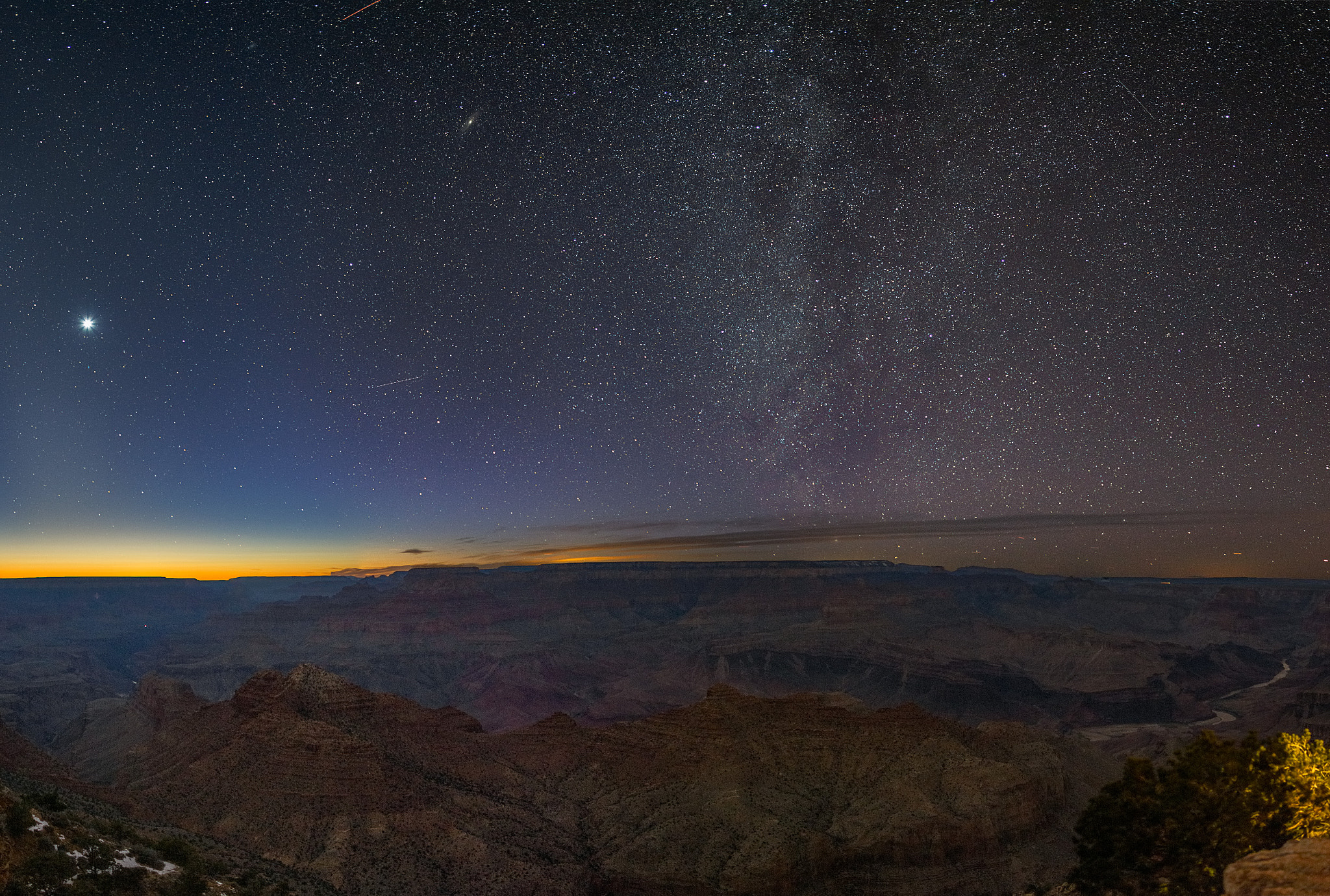 Nikon D600 sample photo. Grand canyon winter milky way photography