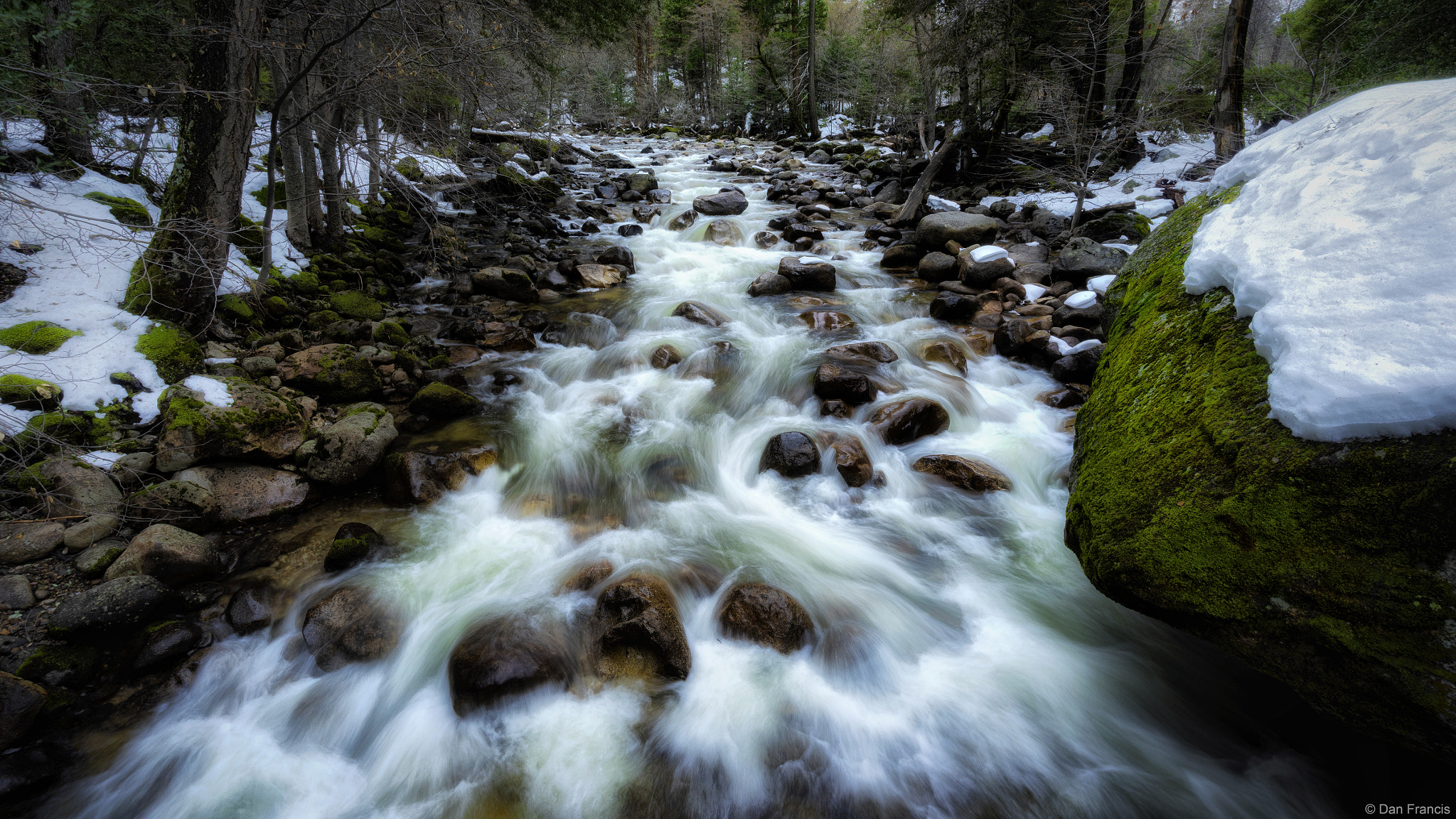 Sony a7R sample photo. Flowing mountain stream photography