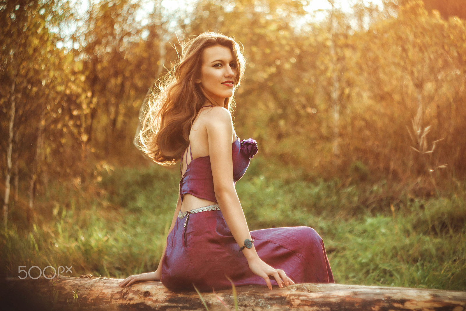 Canon EF 35-80mm f/4-5.6 sample photo. Happy girl on the nature photography