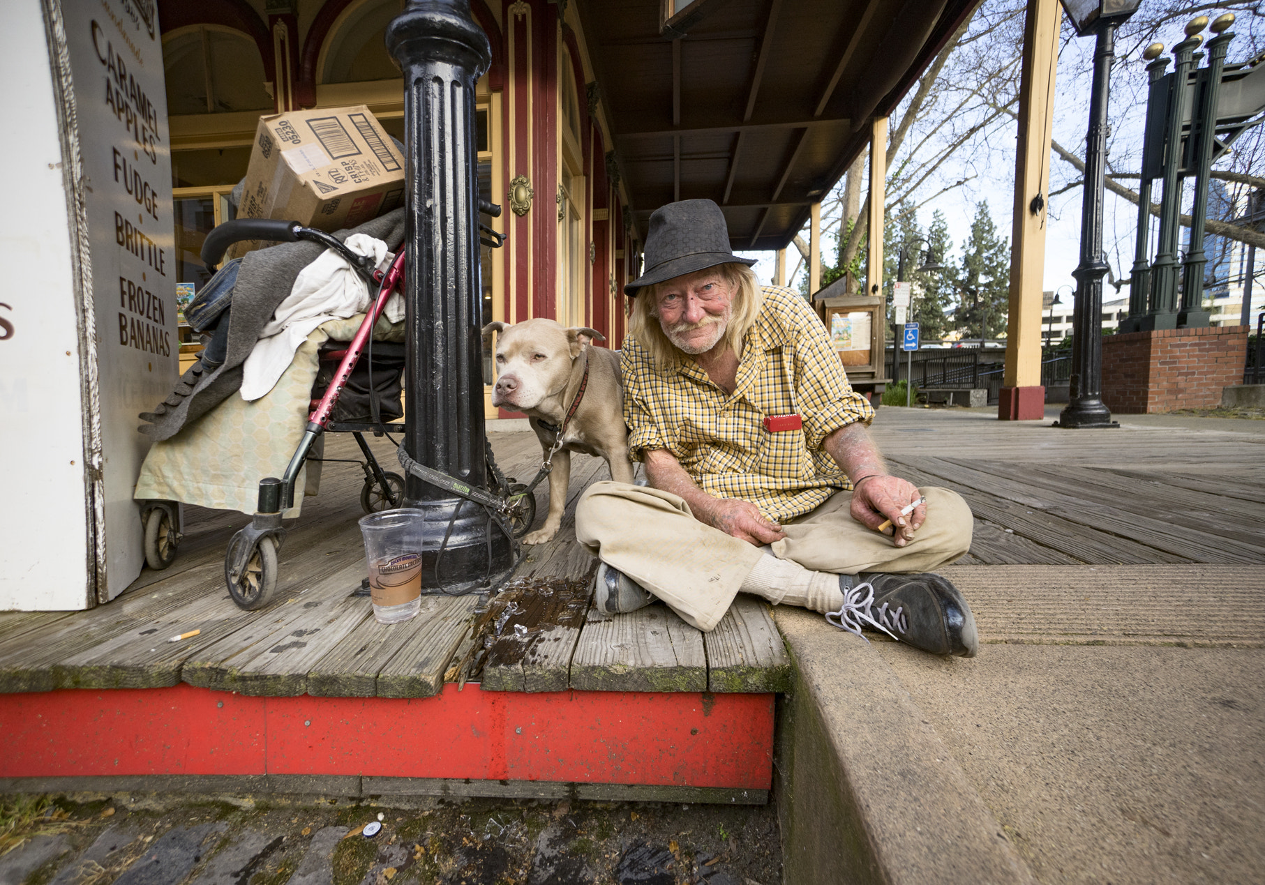 Sony a7 + Sony E 10-18mm F4 OSS sample photo. Man and dog photography