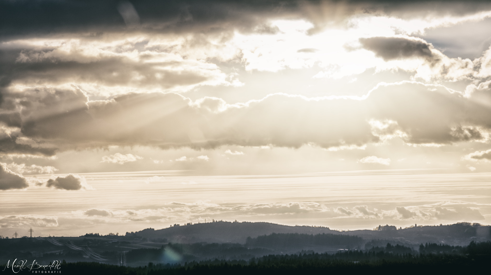 Nikon D500 sample photo. Sunset in bavaria photography