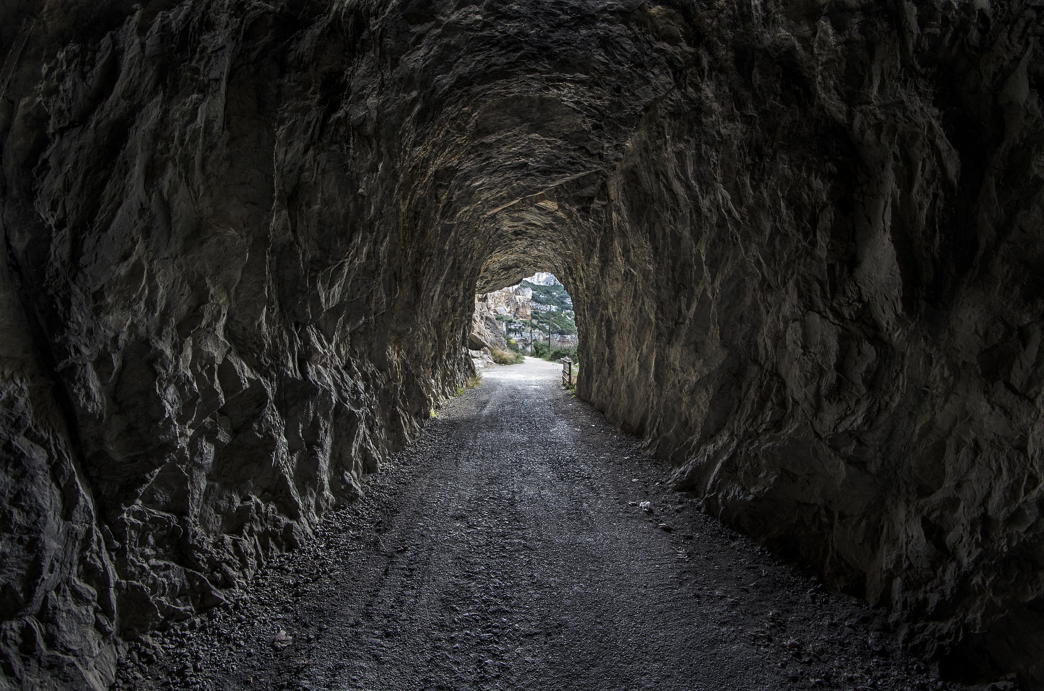 Nikon D7000 + Samyang 8mm F3.5 Aspherical IF MC Fisheye sample photo. Canyon lumbier photography