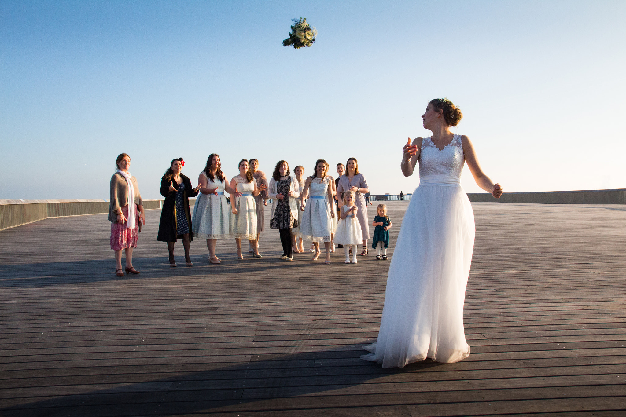 Canon EOS 650D (EOS Rebel T4i / EOS Kiss X6i) sample photo. Wedding on hastings pier photography