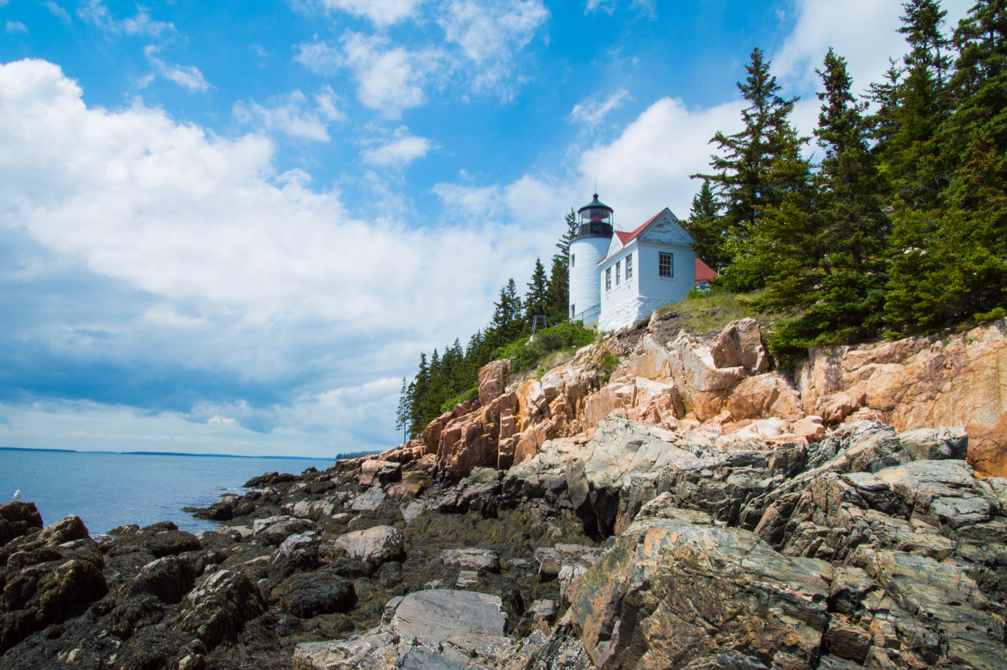 Nikon D3200 sample photo. Bass harbor head lighthouse photography