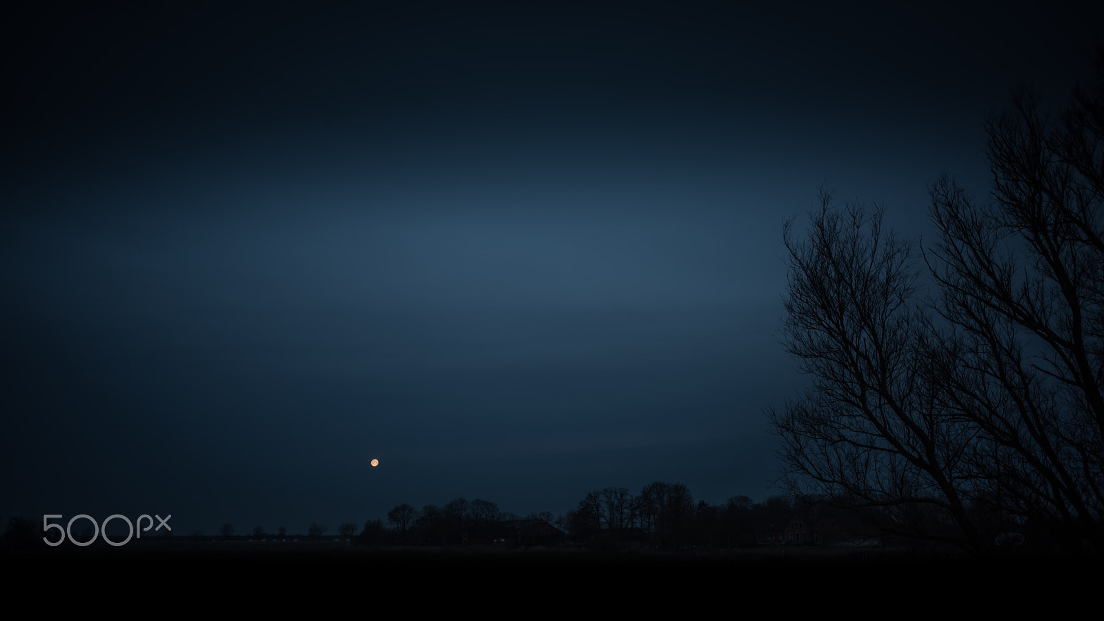 Sigma 24mm F2.8 Super Wide II Macro sample photo. Moon in the morning sky #1 photography