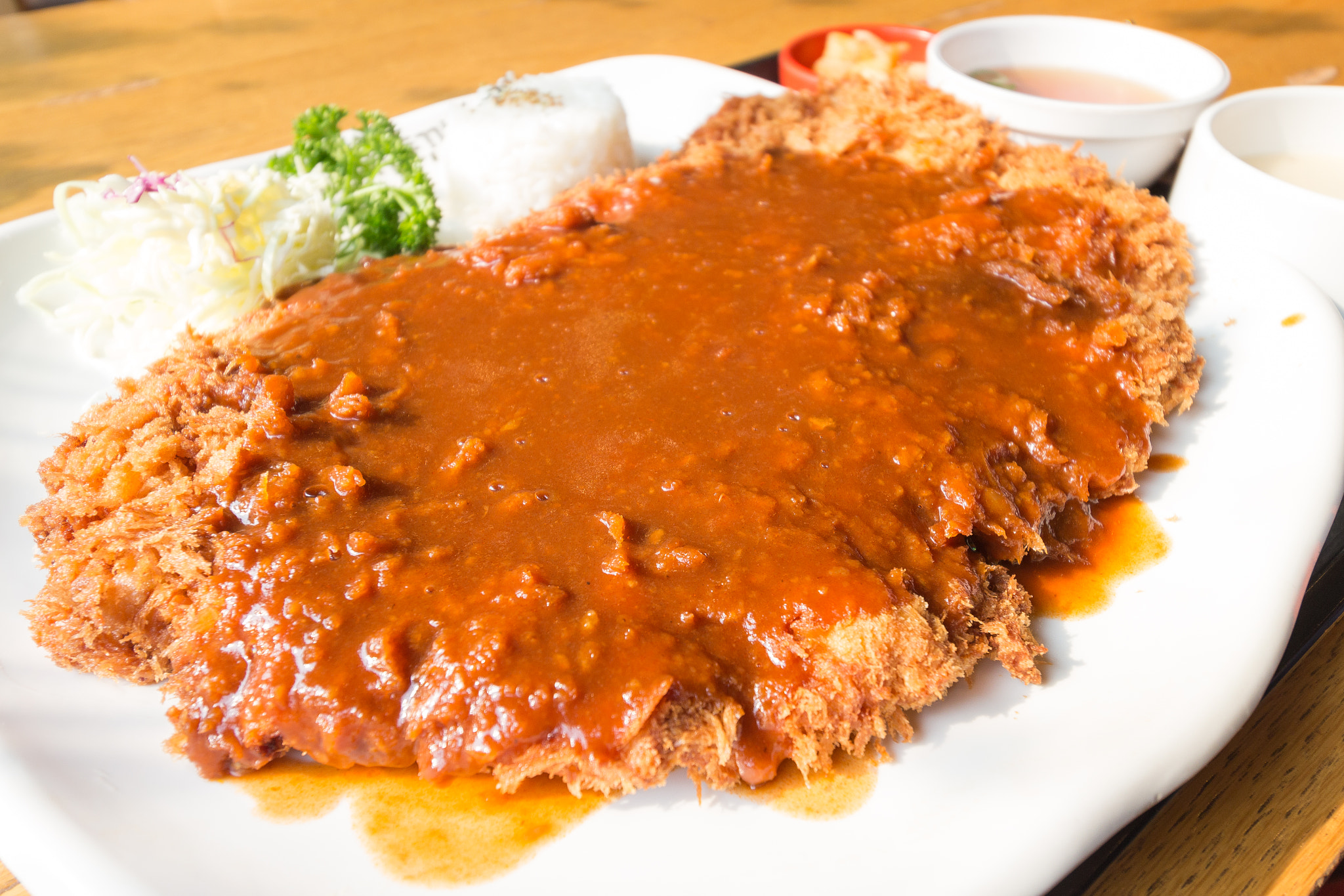 Canon EOS 100D (EOS Rebel SL1 / EOS Kiss X7) sample photo. Korean pork cutlet. photography