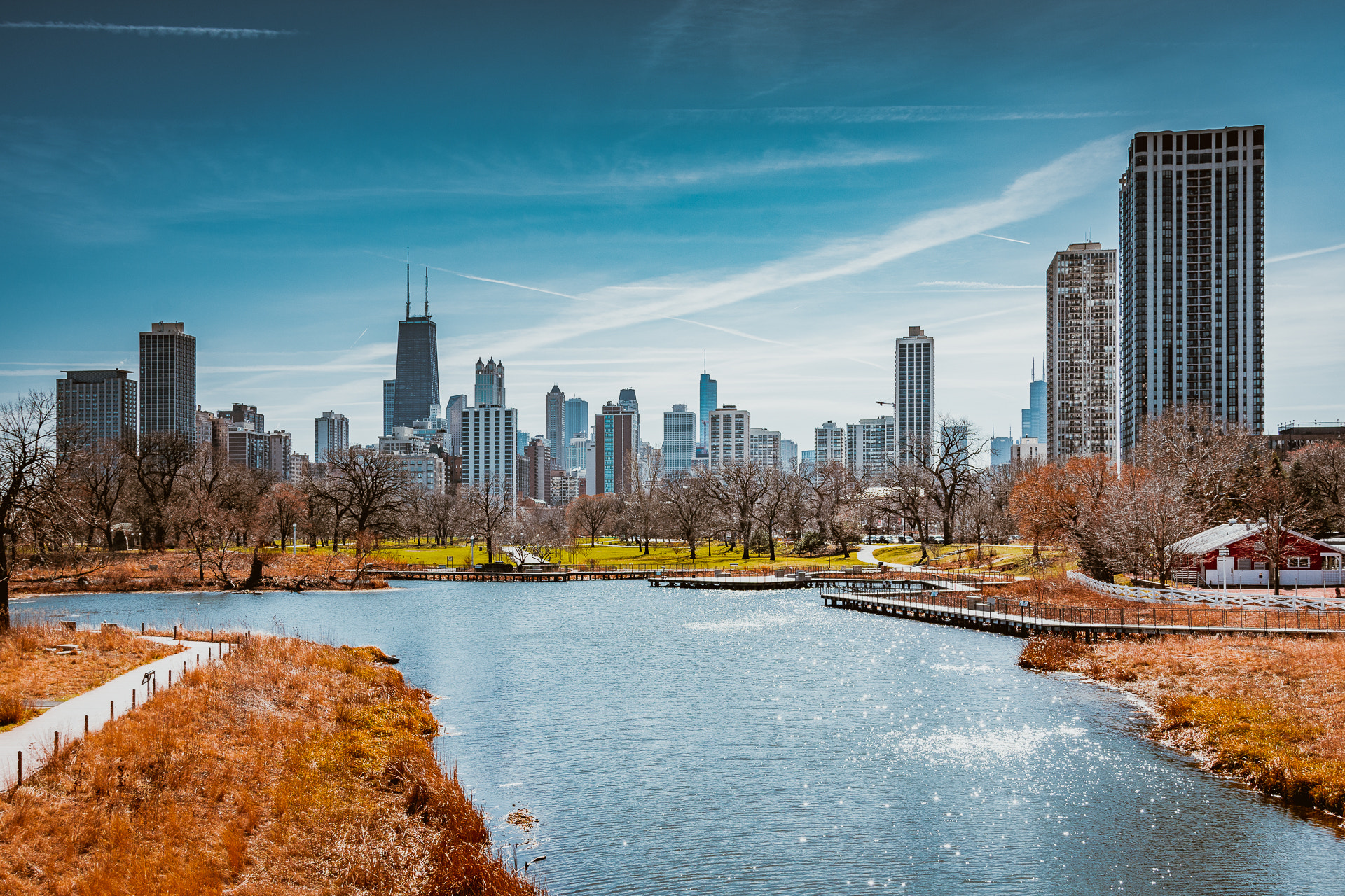 Nikon AF-S Nikkor 24-120mm F4G ED VR sample photo. Chi-town skyline photography