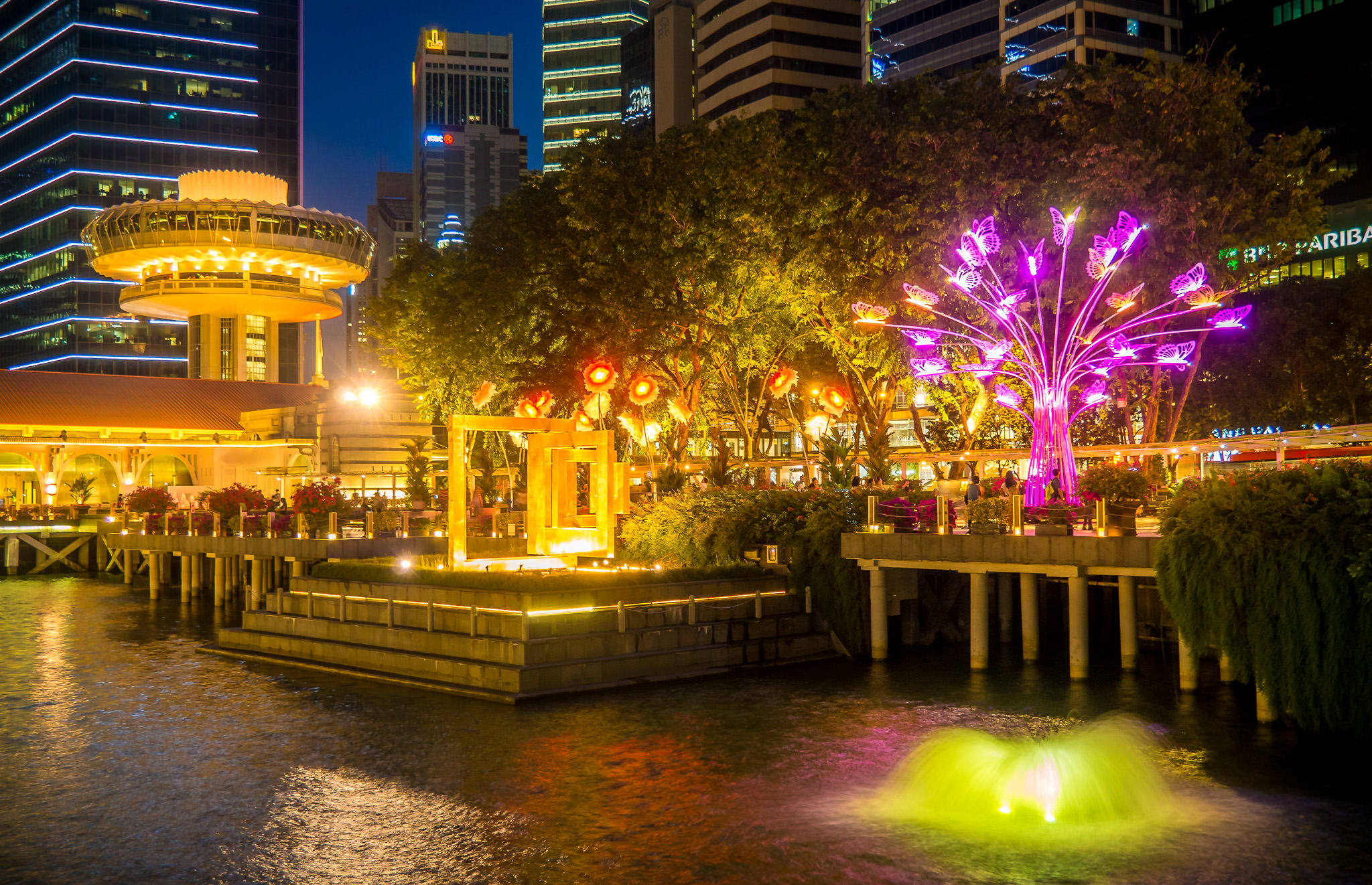 Olympus OM-D E-M10 sample photo. I light marina bay photography