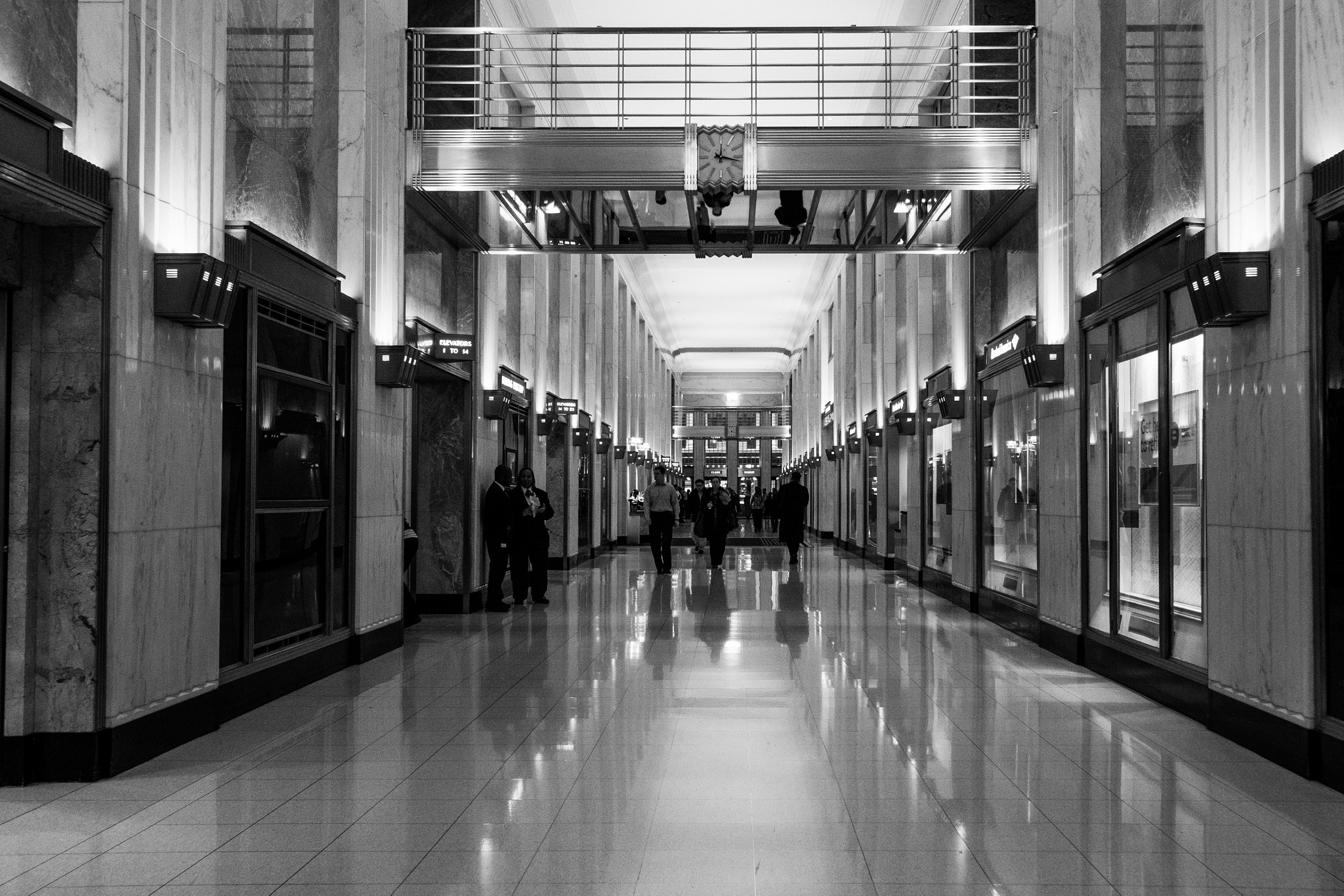 Sony a7R sample photo. Lightened hallway photography