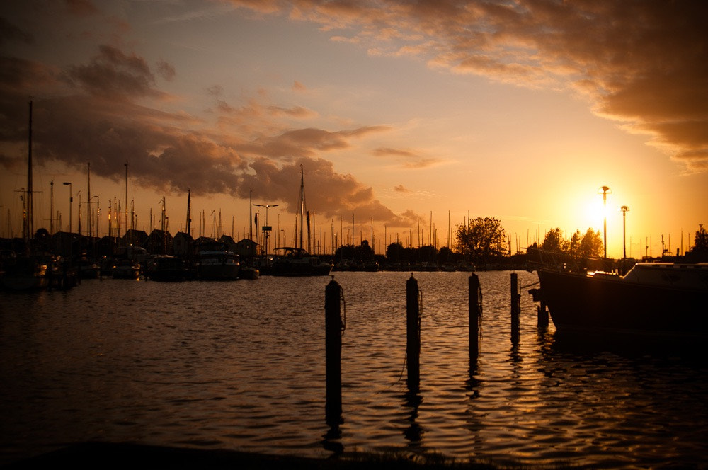 Nikon D90 sample photo. Another small port near amsterdam photography