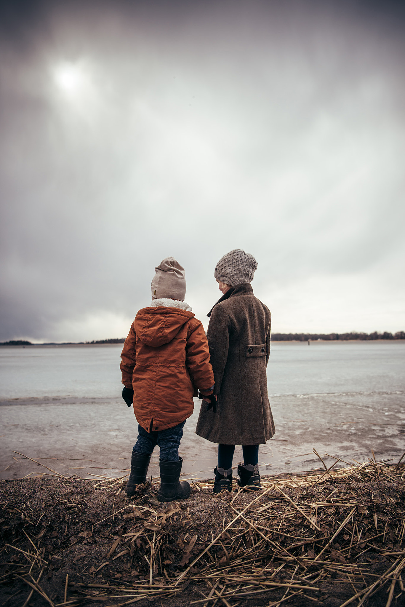 Nikon D750 sample photo. Frozen beach photography