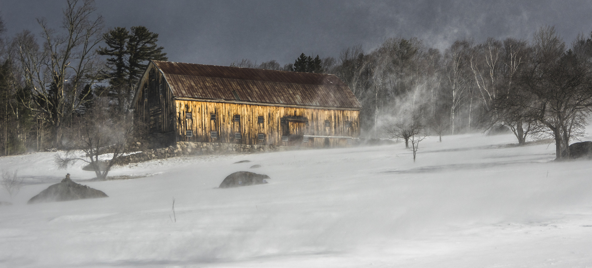 Pentax K-3 sample photo. Cold barn photography