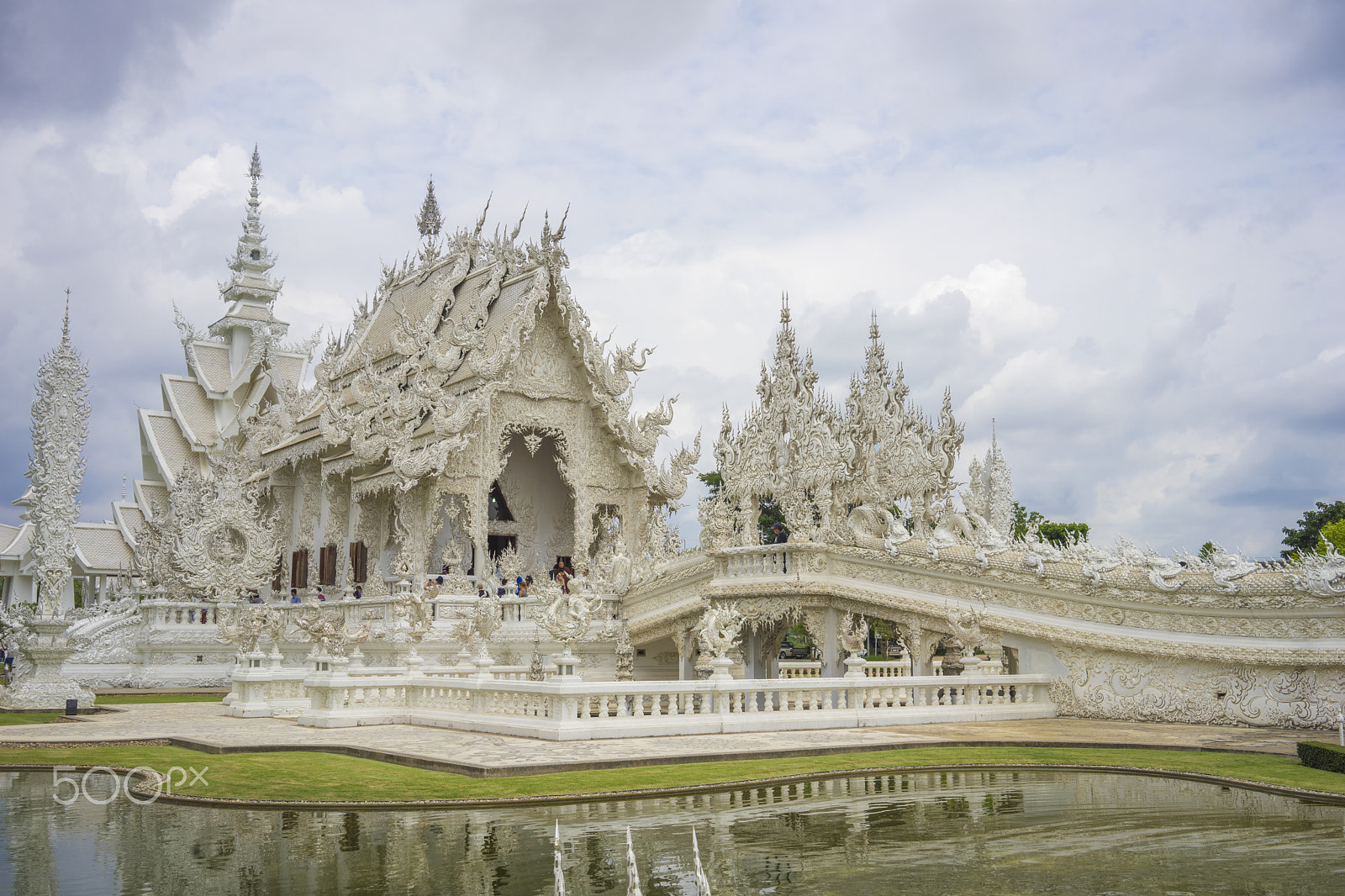 Sony a7 II sample photo. Wat rong khun - the white temple photography