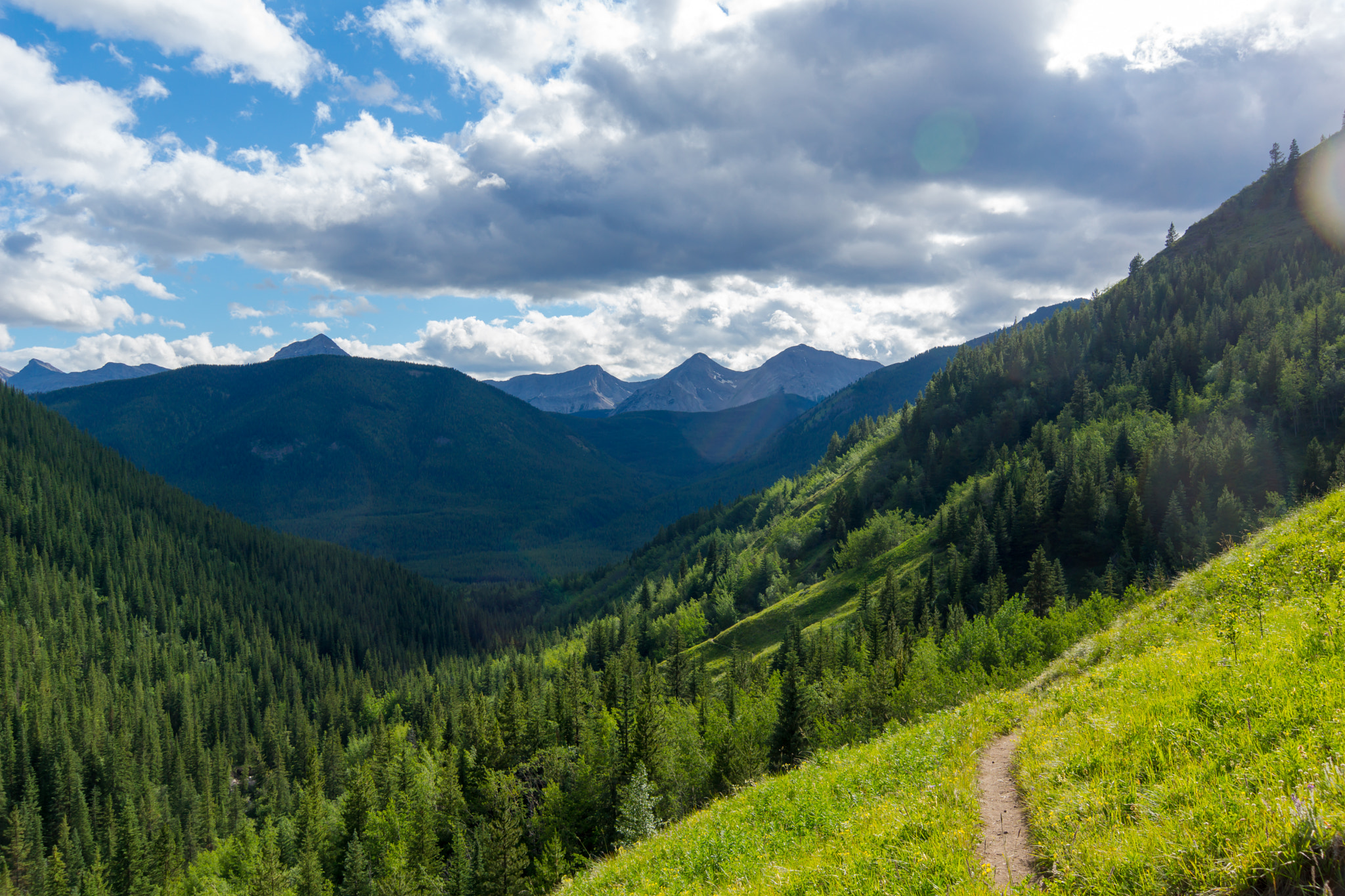 Sony SLT-A77 sample photo. Back down the valley photography