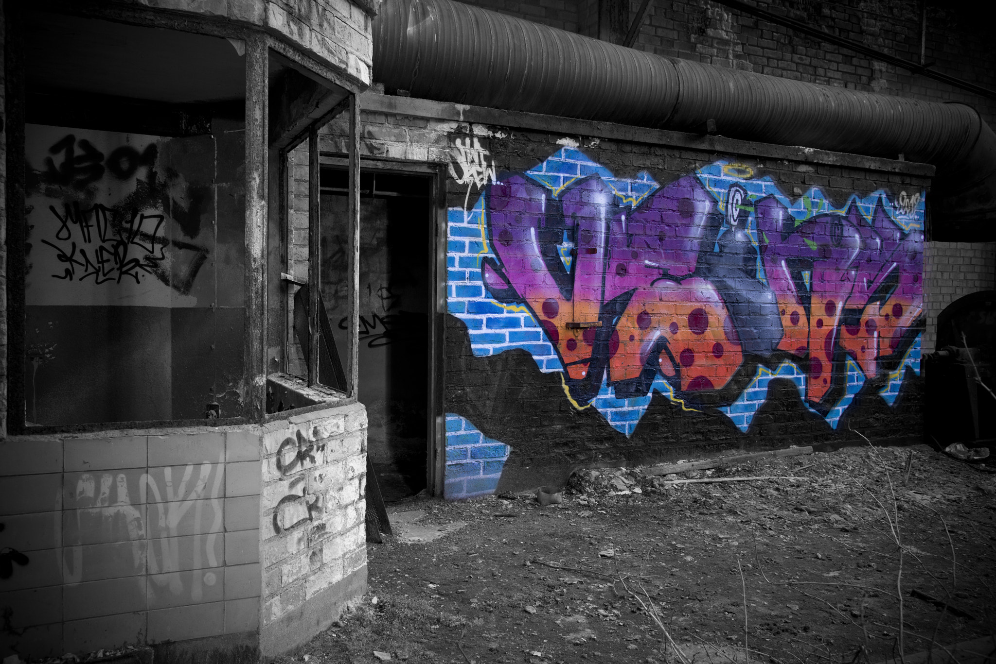 Nikon AF-S Nikkor 24-120mm F4G ED VR sample photo. The old factory #5 photography