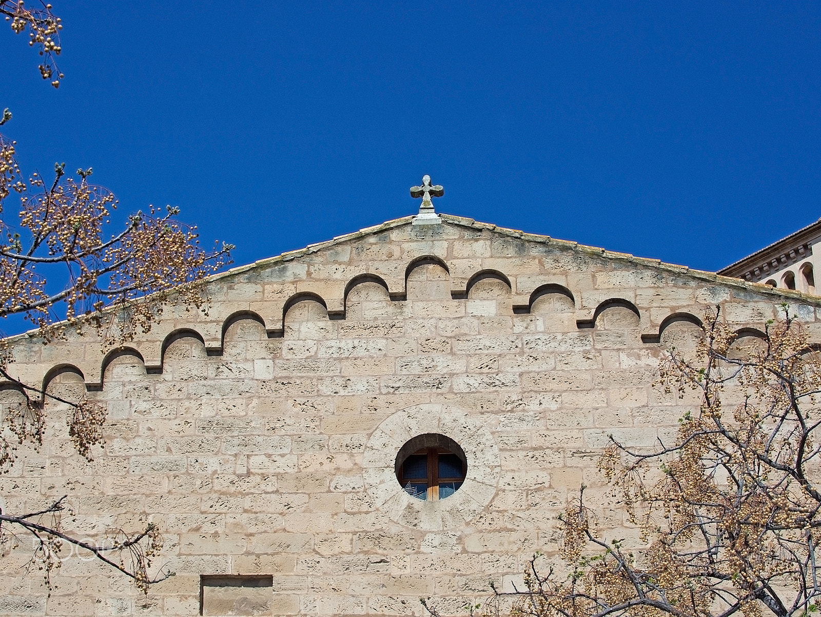 Sigma 50-100mm F1.8 DC HSM Art sample photo. Santa catalina church tower detail photography