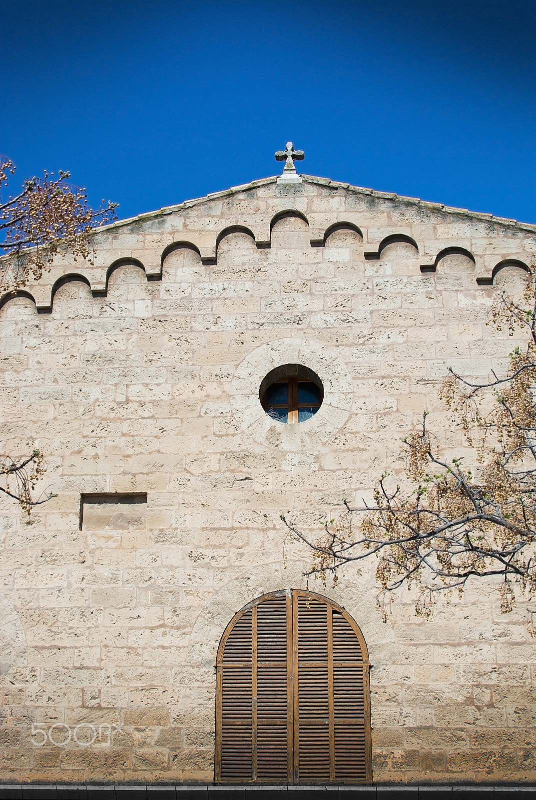 Nikon AF-S Nikkor 500mm F4E FL ED VR sample photo. Santa catalina church tower detail photography