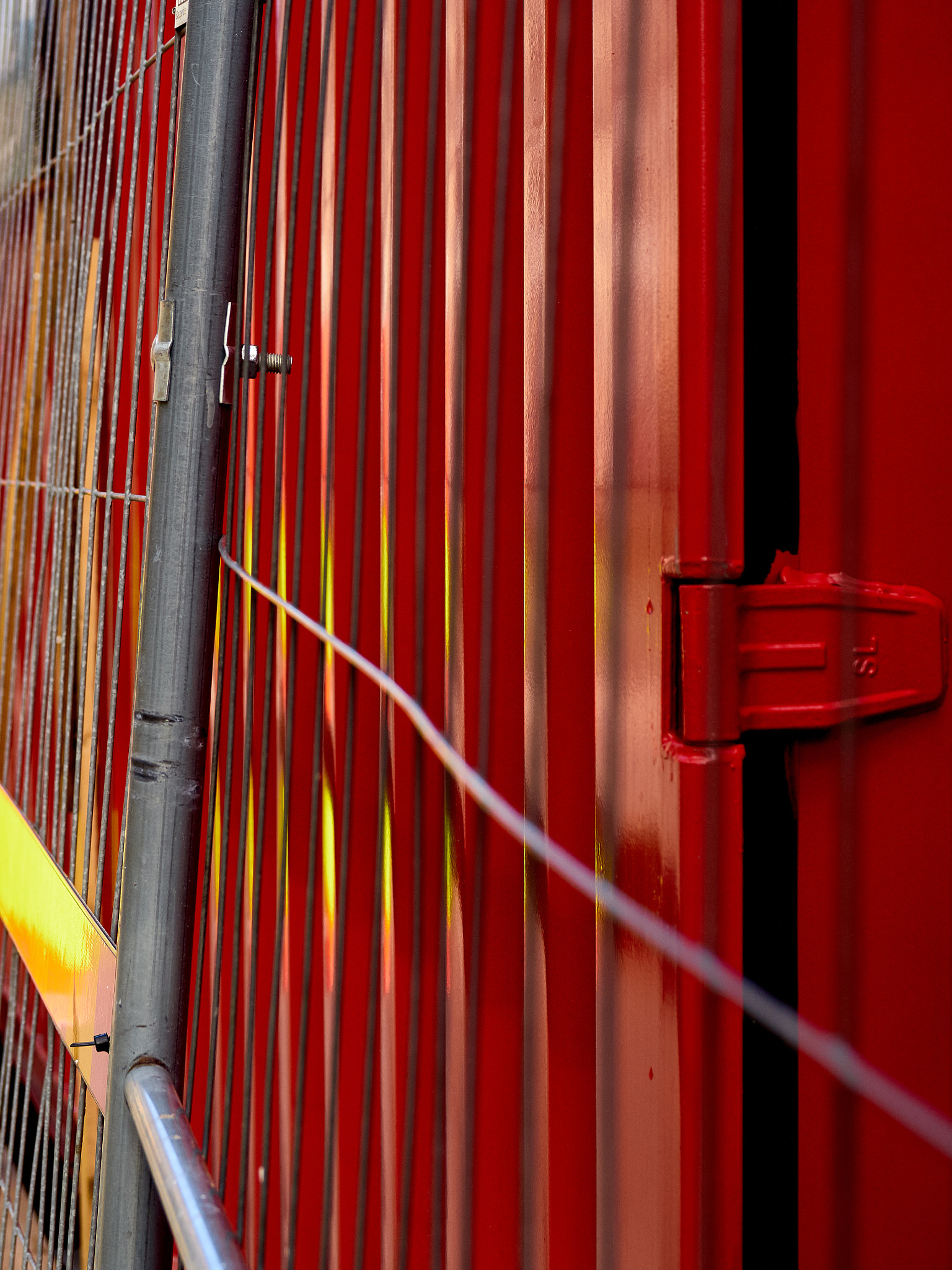 Olympus OM-D E-M5 sample photo. Red container photography