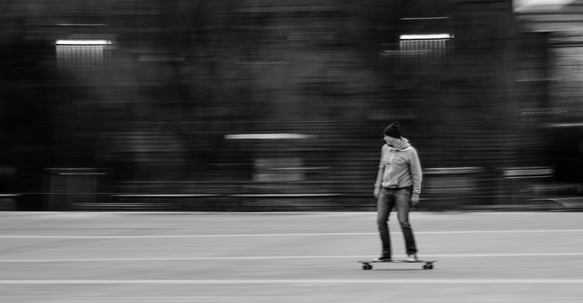 Nikon D3300 + Tamron SP 70-300mm F4-5.6 Di VC USD sample photo. Skater in motion photography