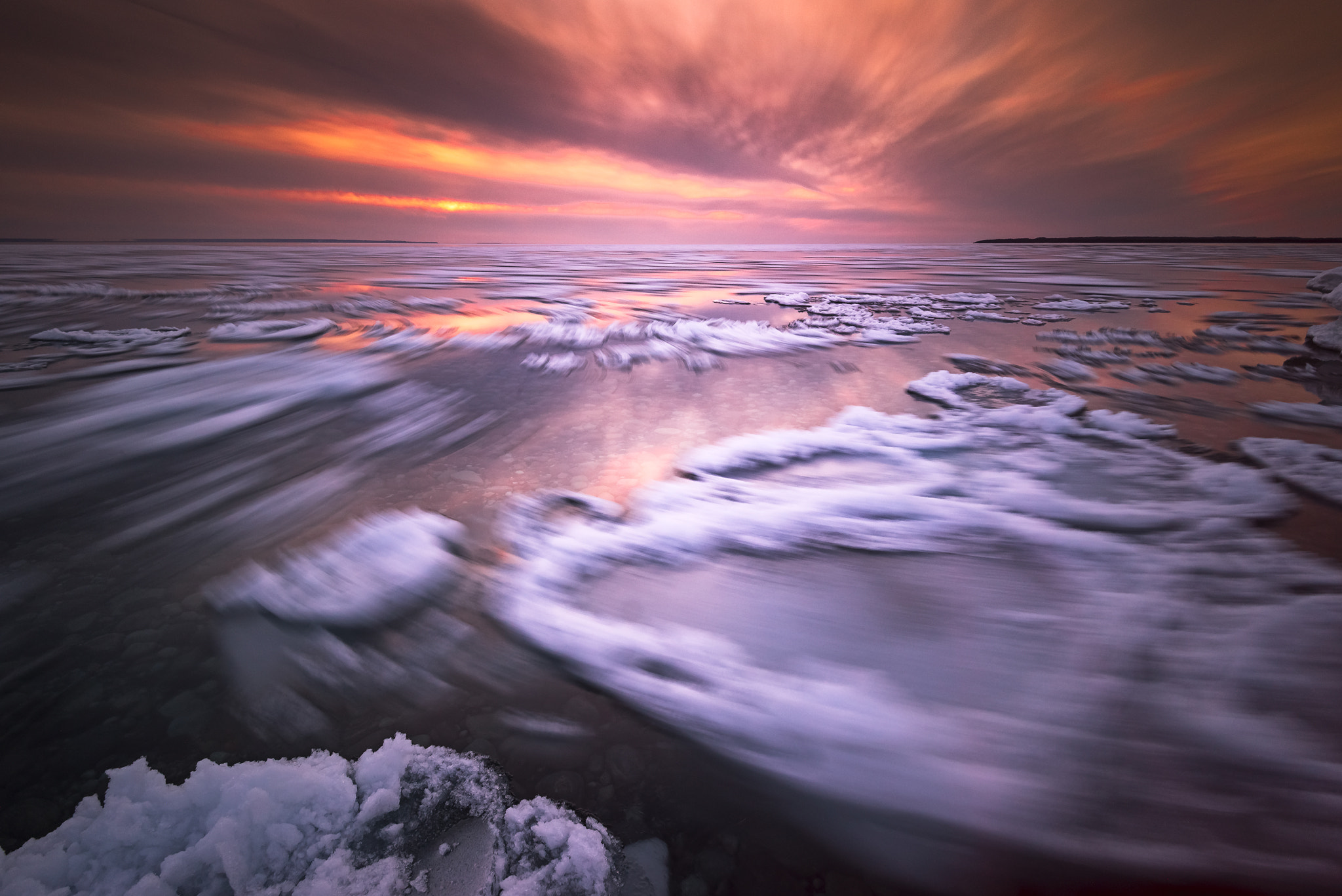 Nikon AF-S Nikkor 16-35mm F4G ED VR sample photo. Ice on motion photography