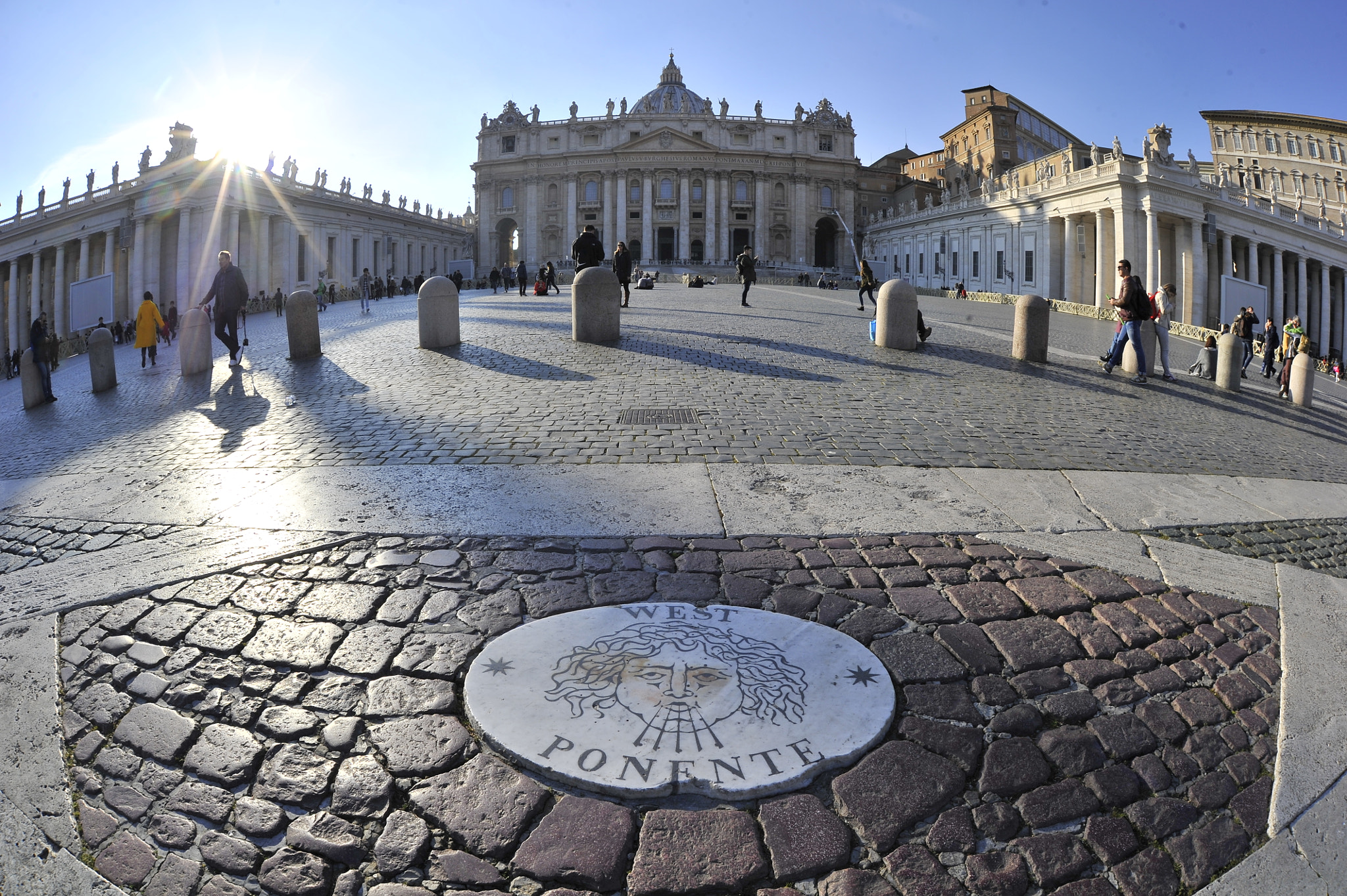 Nikon D3S + Sigma 15mm F2.8 EX DG Diagonal Fisheye sample photo. Vatican photography