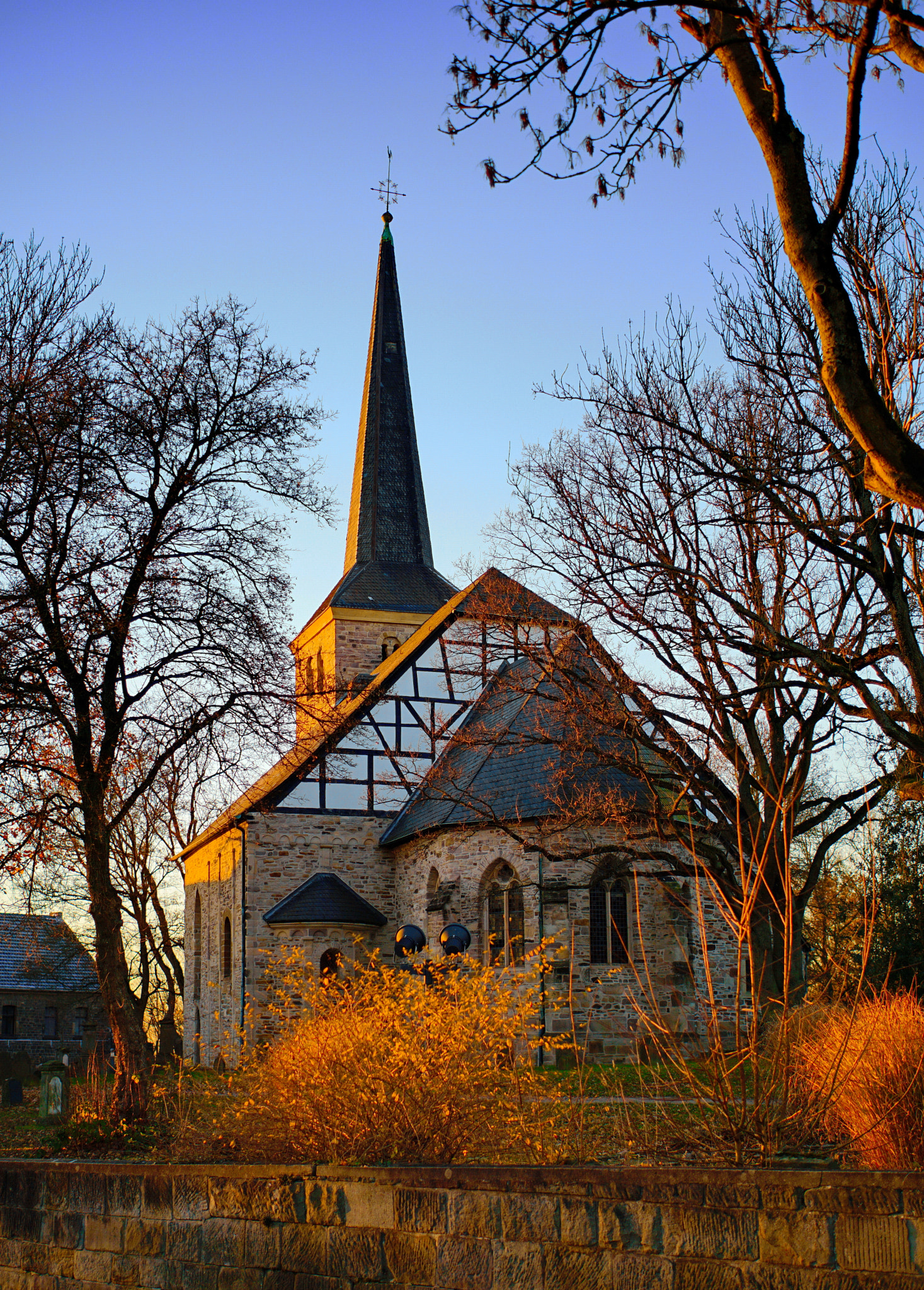 Sony a6000 sample photo. Dorfkirche photography