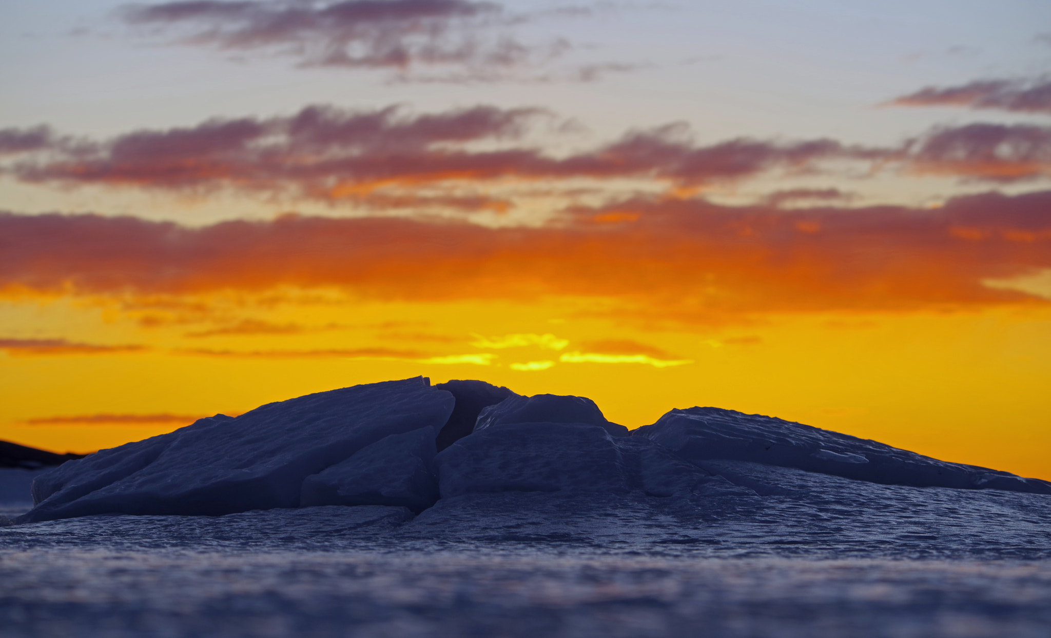 Pentax K-1 sample photo. Icy horizon photography