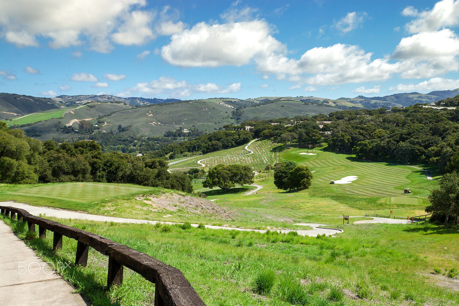 Sony SLT-A77 + Sony DT 16-50mm F2.8 SSM sample photo. A golf course and small vineyard in the hills of california. photography