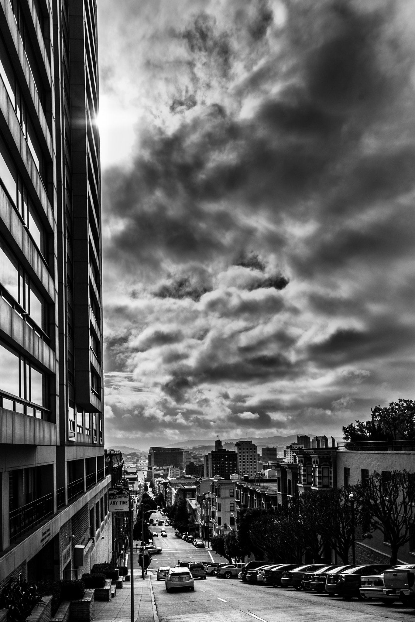 ZEISS Touit 12mm F2.8 sample photo. San francisco down hill photography