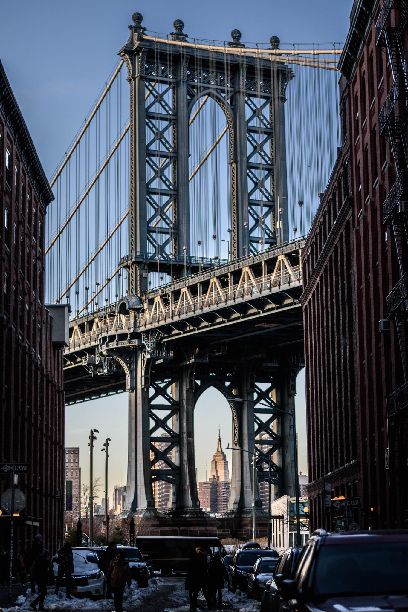 Nikon D5600 + Nikon AF-S Nikkor 50mm F1.8G sample photo. Manhattan bridge at washington st photography