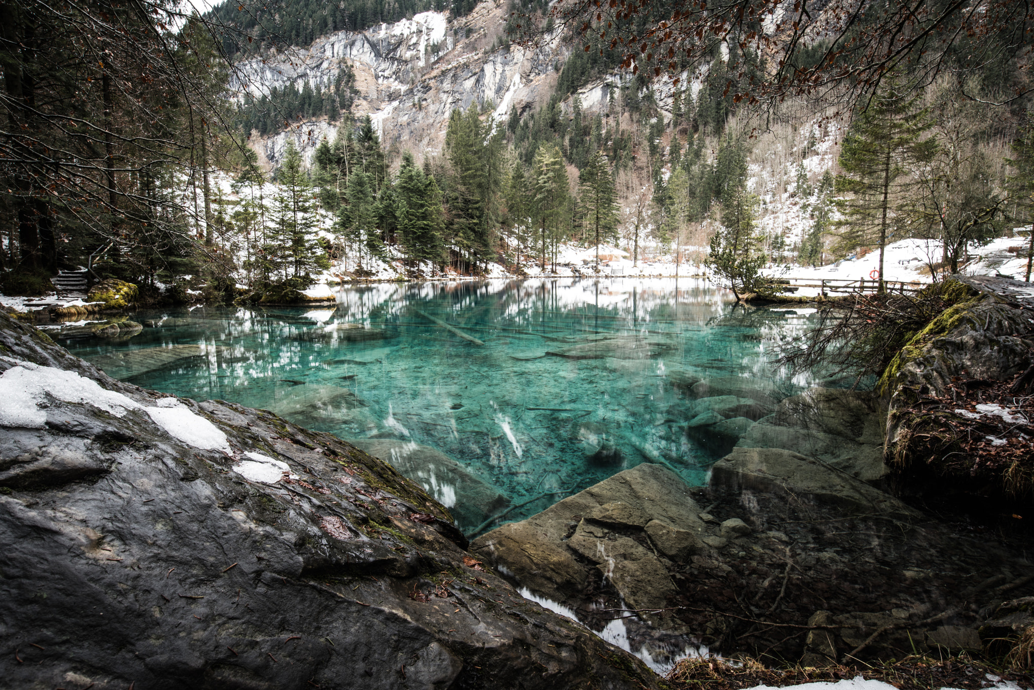 Nikon D750 + Nikon AF-S Nikkor 18-35mm F3.5-4.5G ED sample photo. Blausee switzerland a beautiful place photography