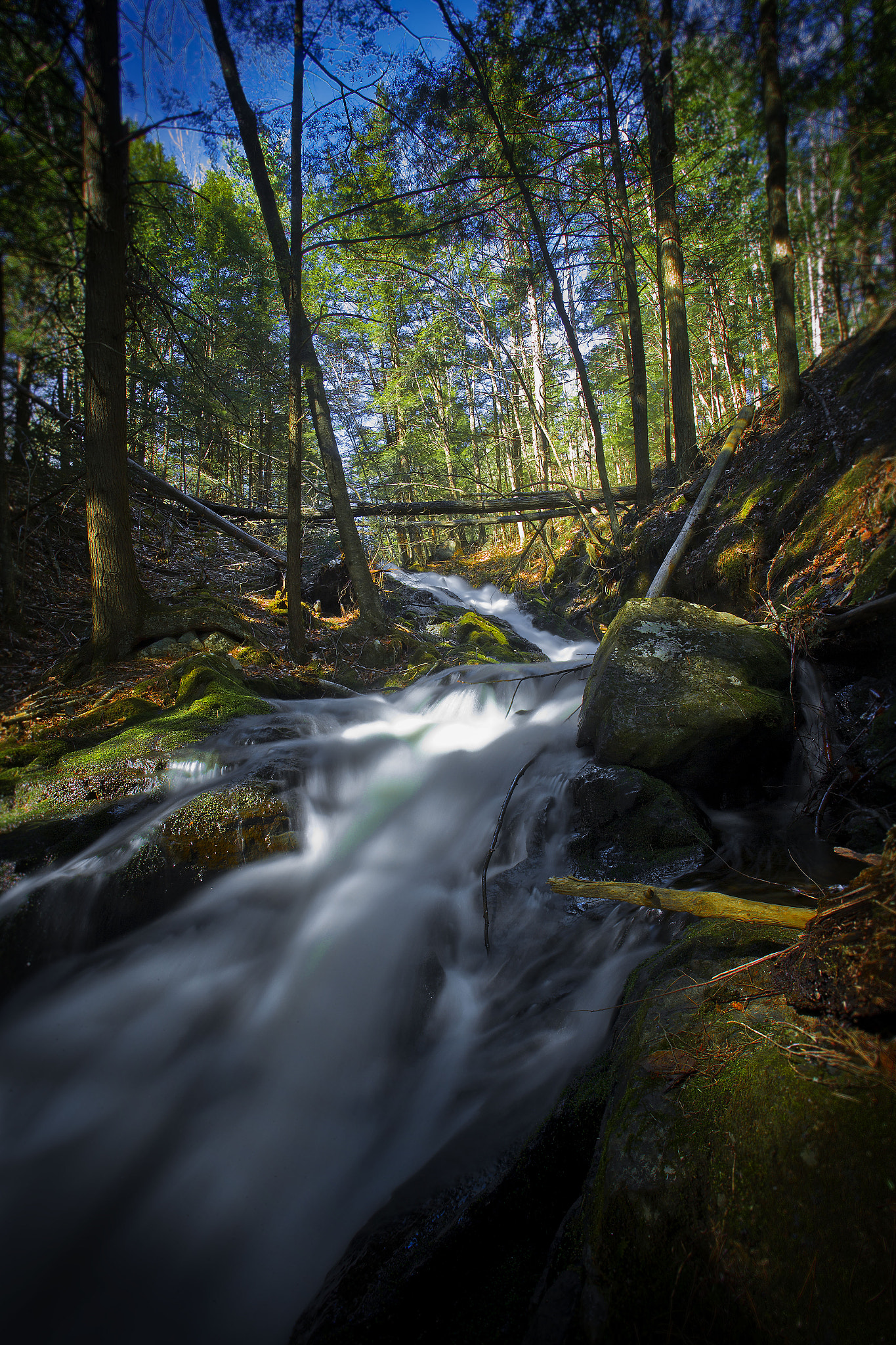 Canon EOS-1D X + Canon EF 17-40mm F4L USM sample photo. Running water photography