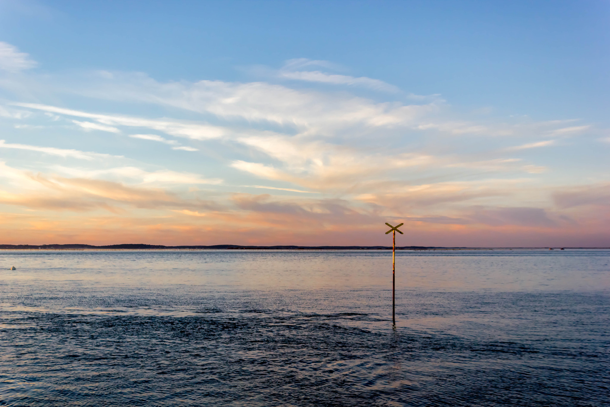 Canon EF-S 18-55mm F3.5-5.6 III sample photo. Sea sunset photography