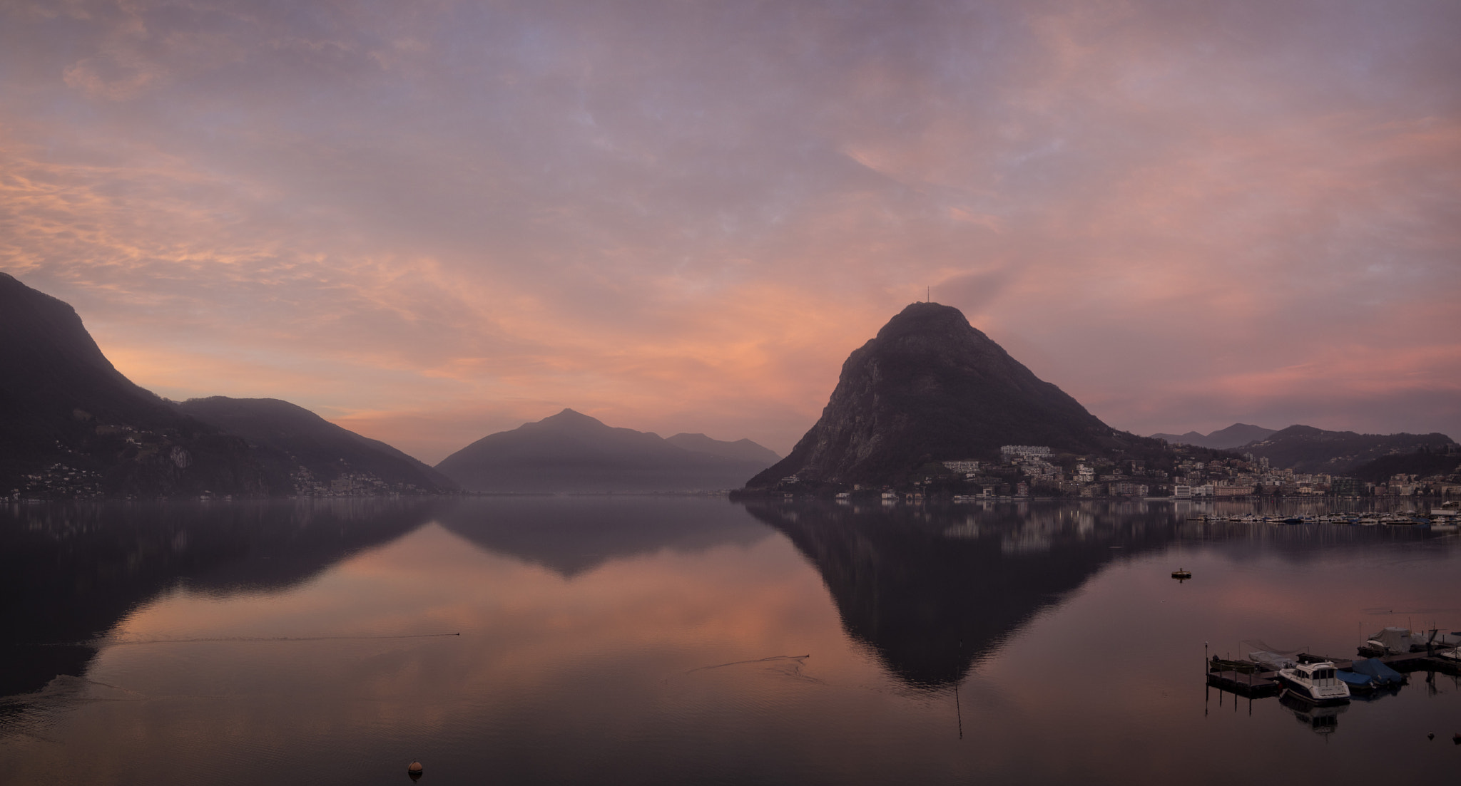 Olympus OM-D E-M5 sample photo. Pinky morning (san salvatore) photography