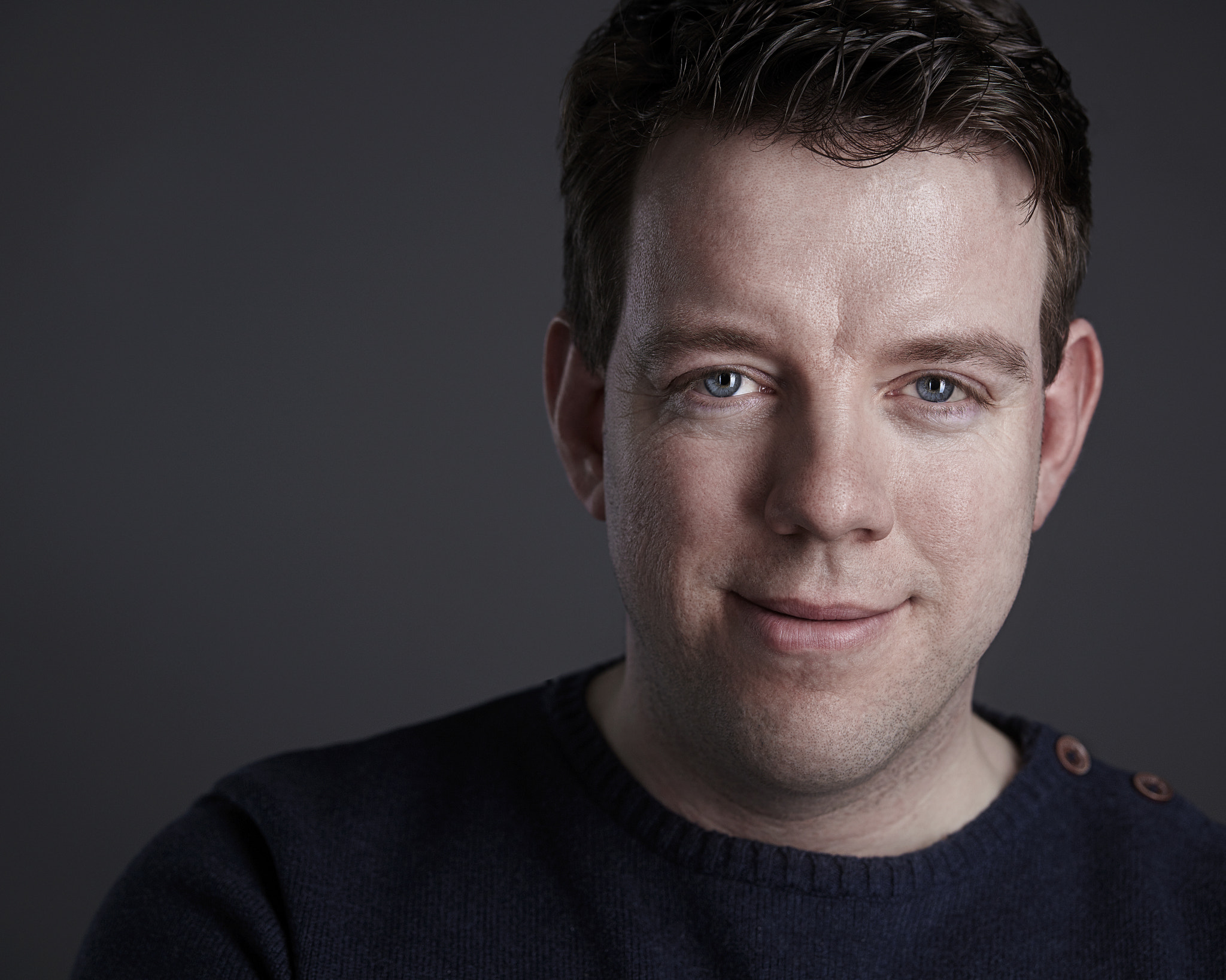 Canon EF 100mm F2.8L Macro IS USM sample photo. Christoph headshot photography