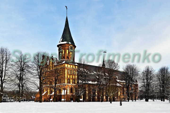 Nikon D5100 + Tamron SP AF 17-50mm F2.8 XR Di II LD Aspherical (IF) sample photo. Koenigsberg cathedral in winter. kaliningrad (until 1946 koenigs photography