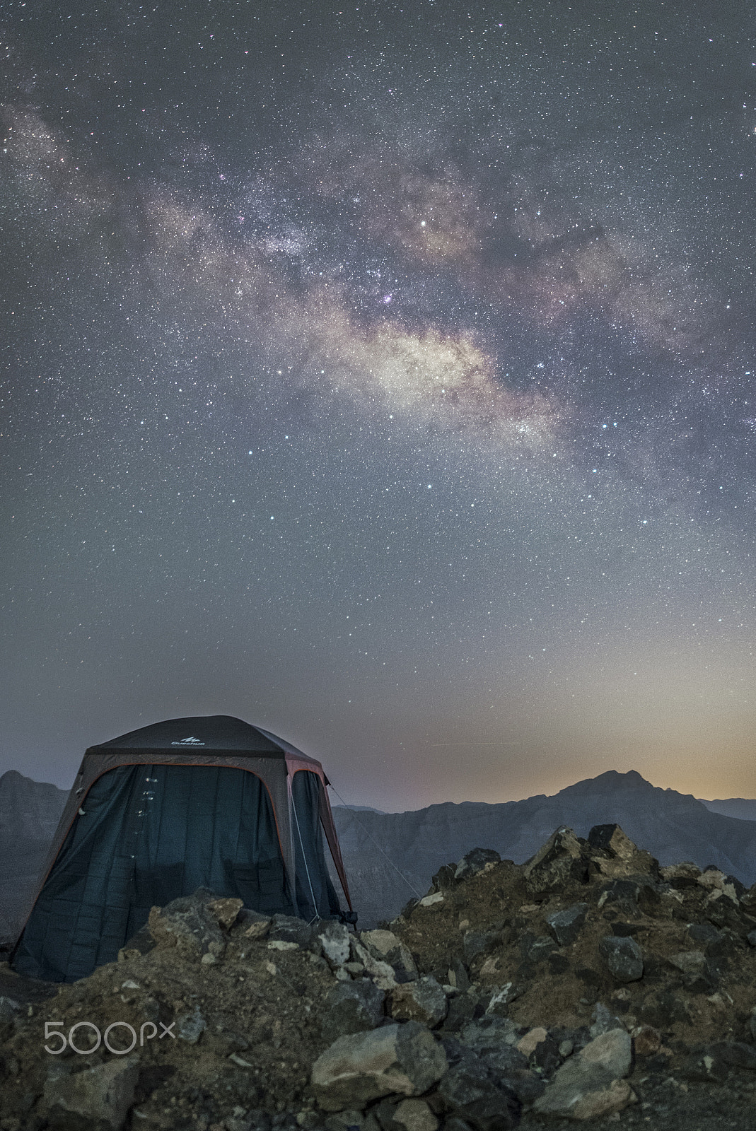 Nikon D750 + Nikon AF-S Nikkor 200-400mm F4G ED-IF VR sample photo. Camping under the milky way ii photography